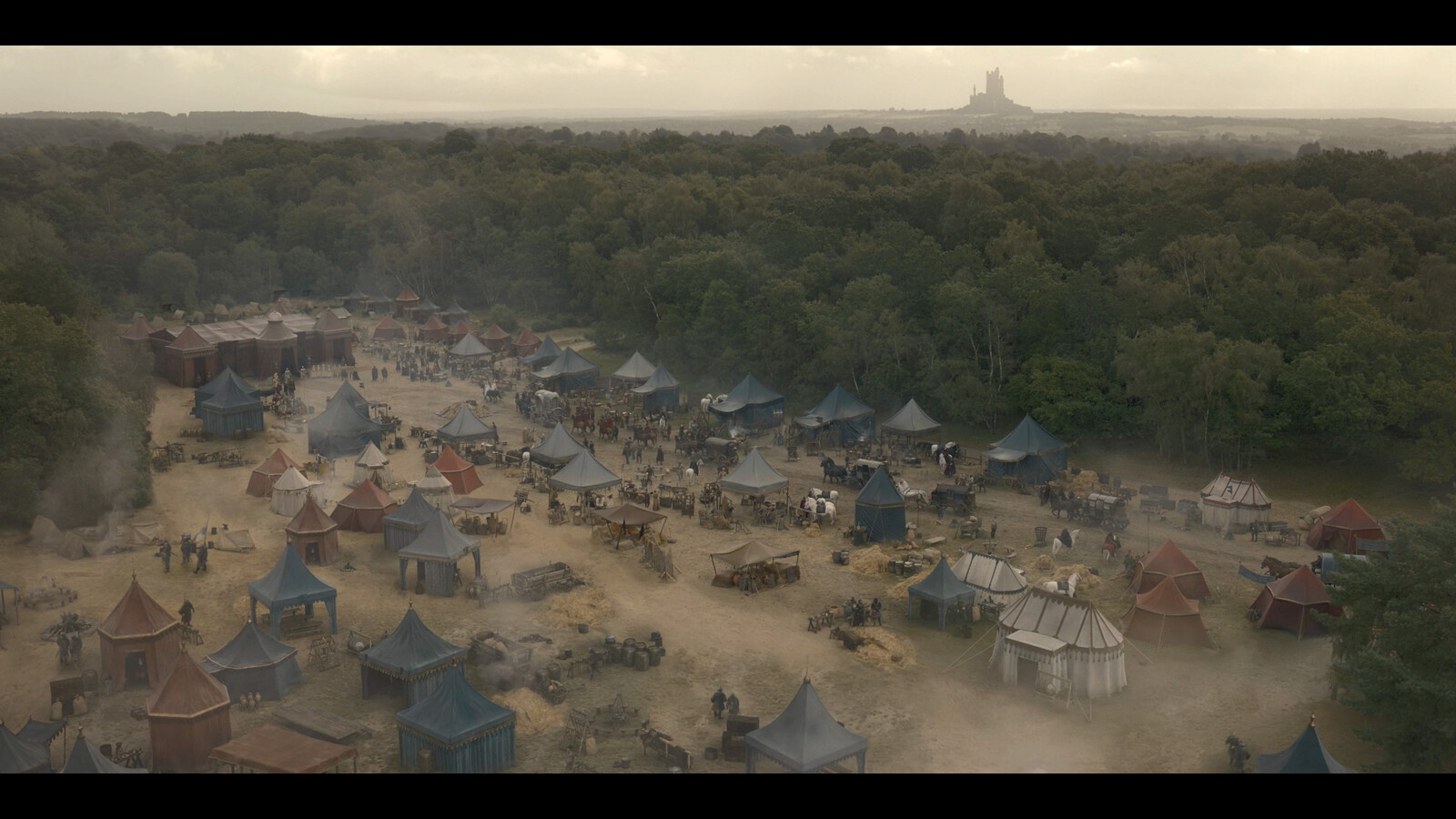 I modeled 6 different Tents for this shot