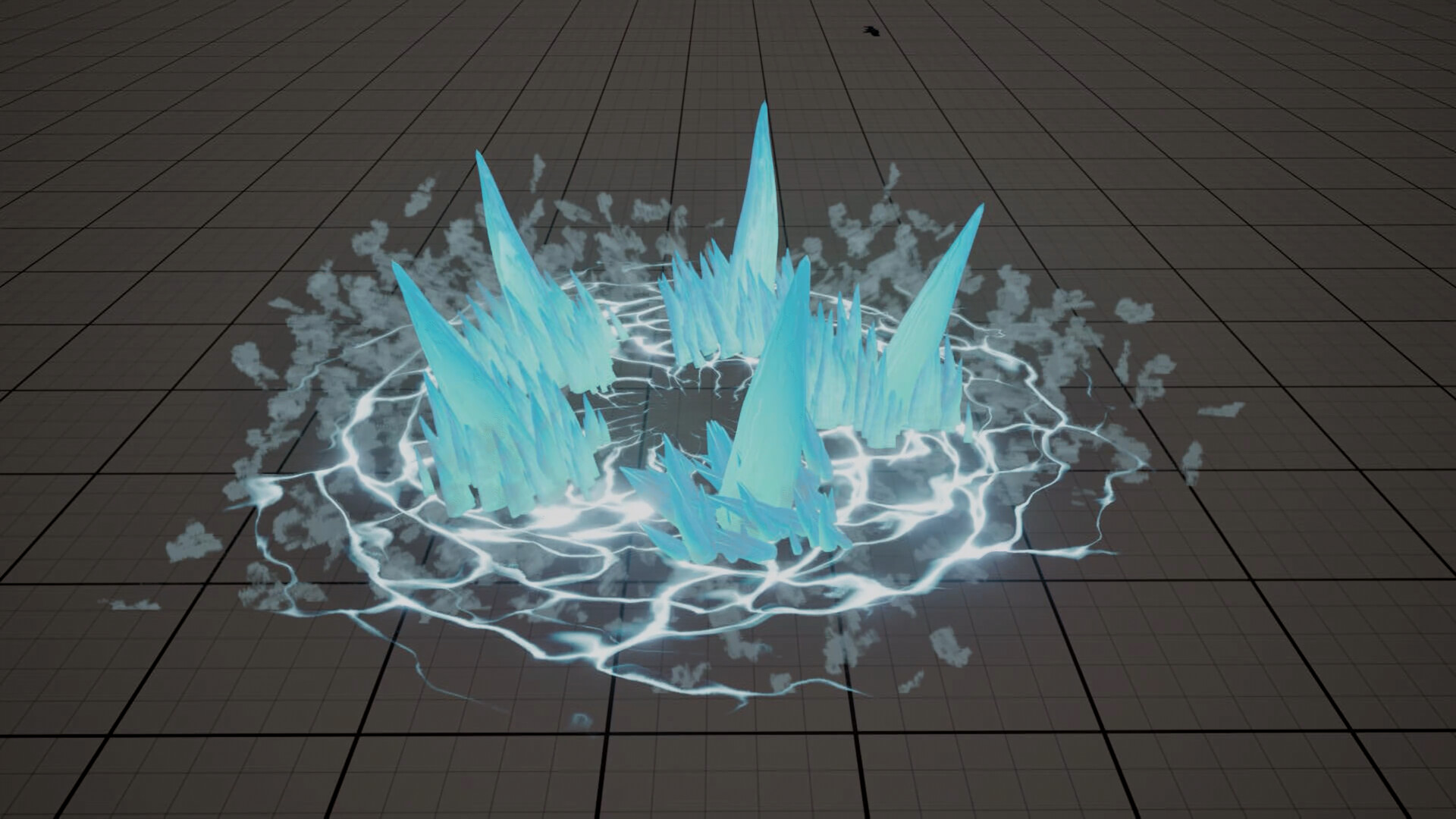 ArtStation - Niagara Ice Spell VFX