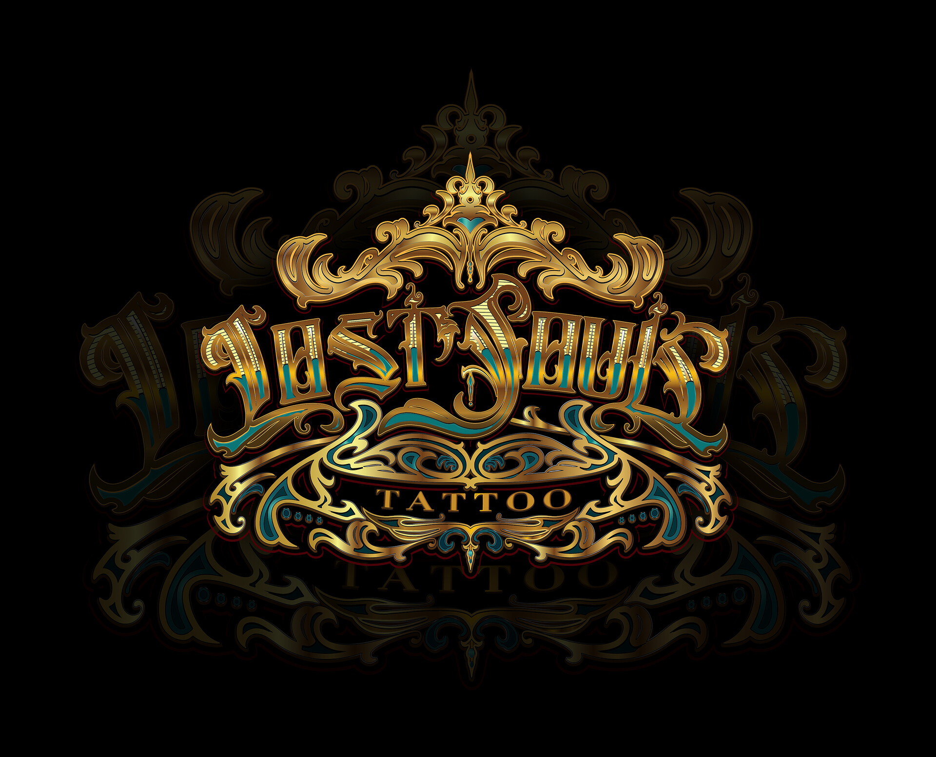 ArtStation LOST SOUL TATTOO SHOP LOGO