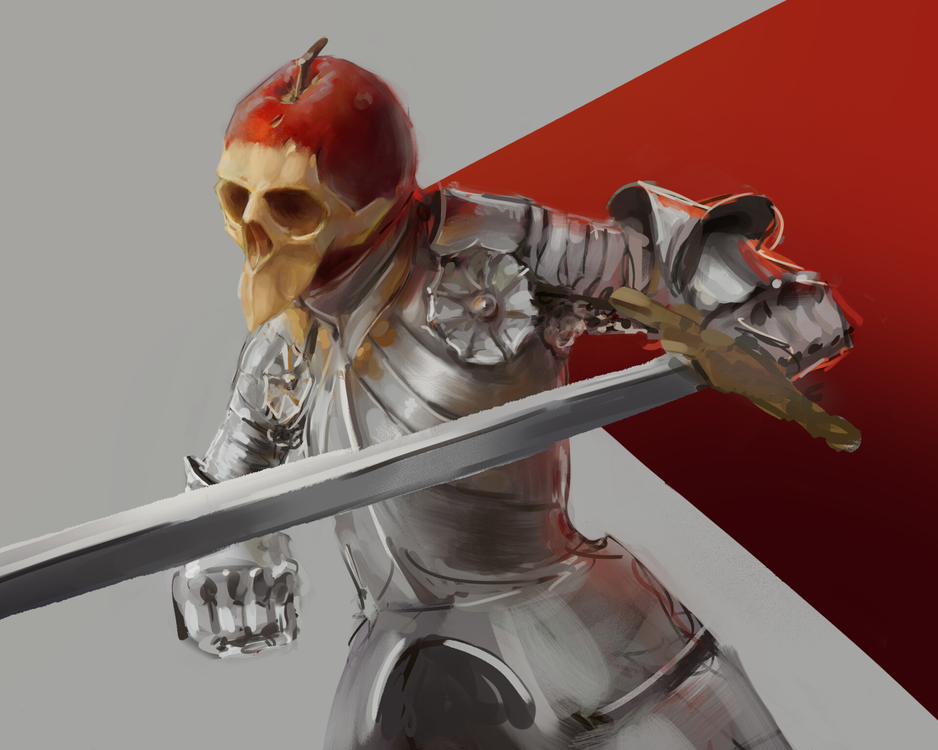 ArtStation - Apple knight.