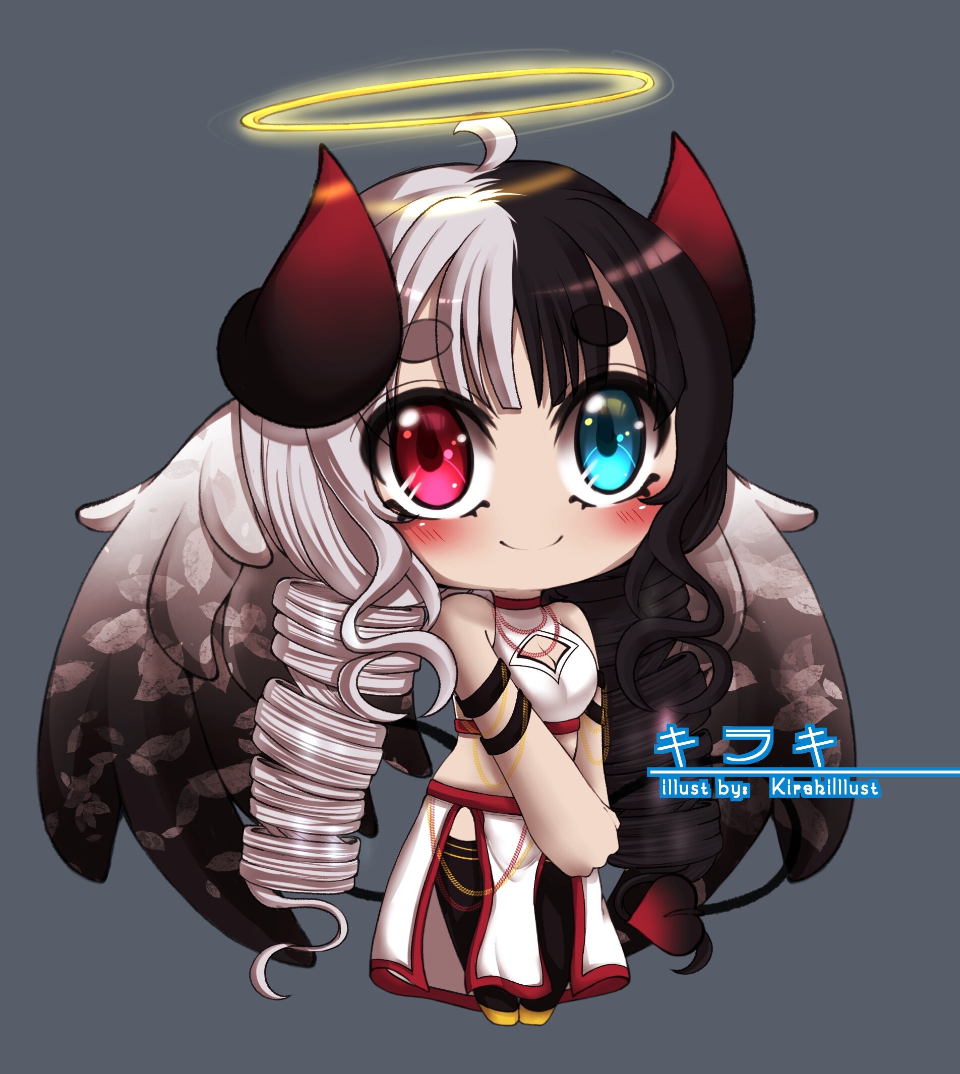 demon angel anime girl
