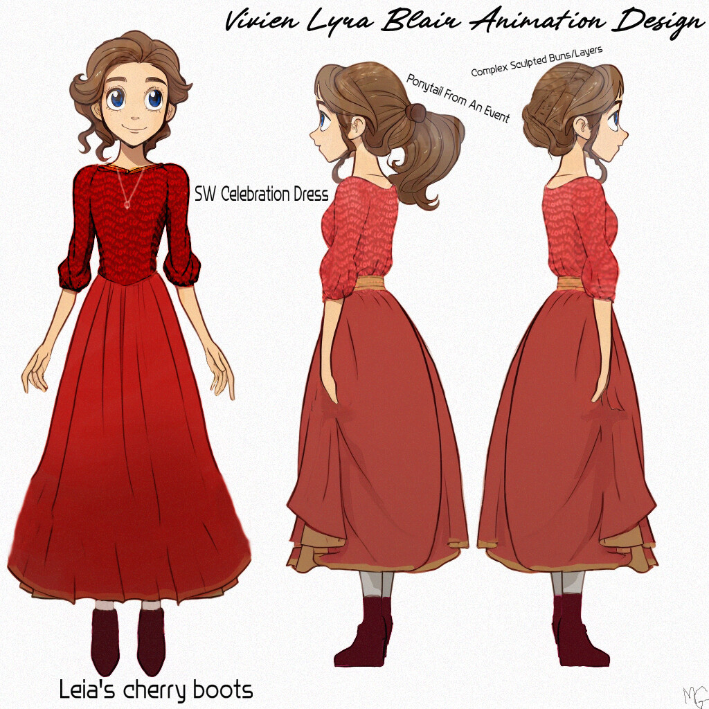 Vivien Lyra Blair - Animation Character Design