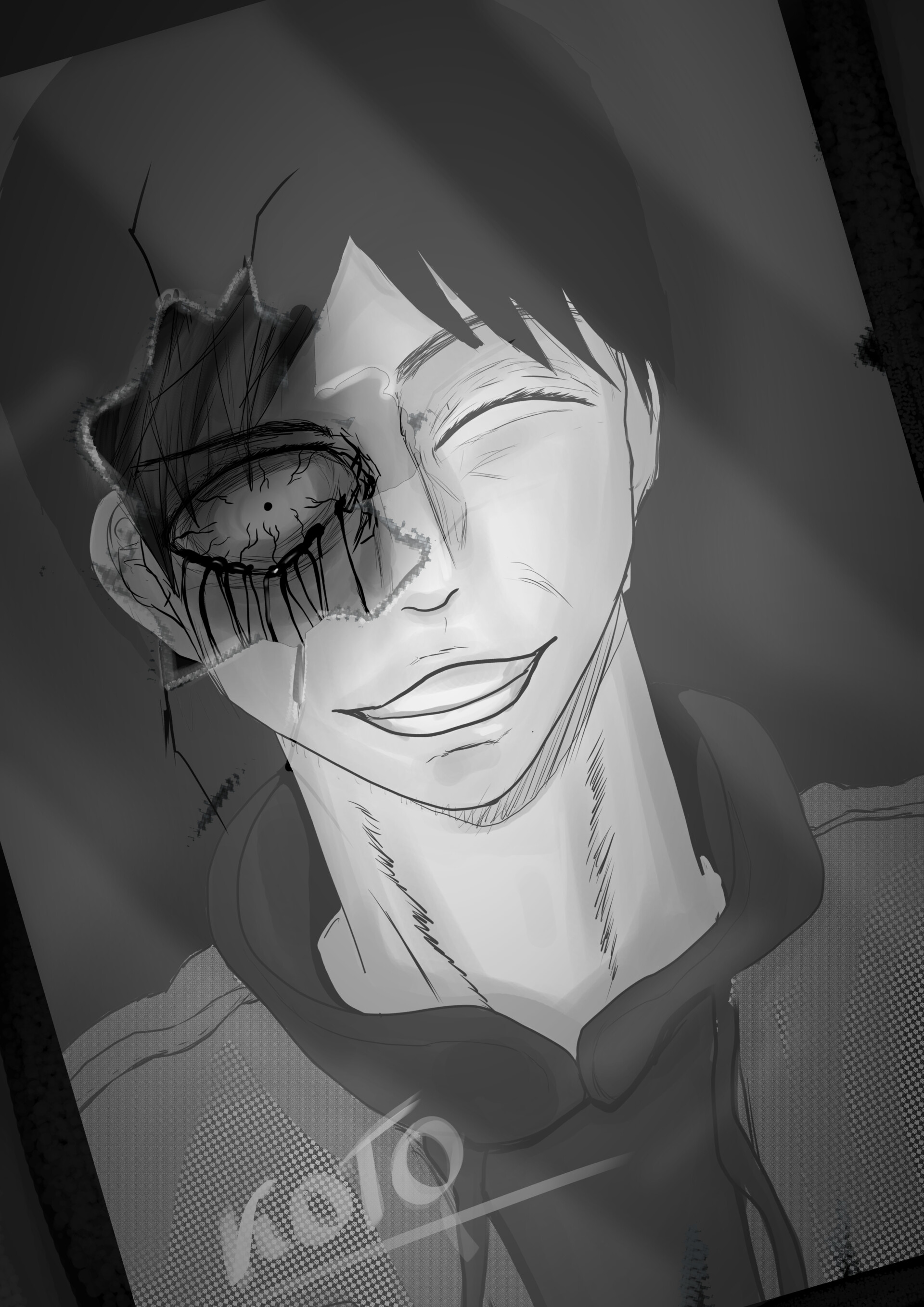 ArtStation - Broken glass, image size:1920x2716