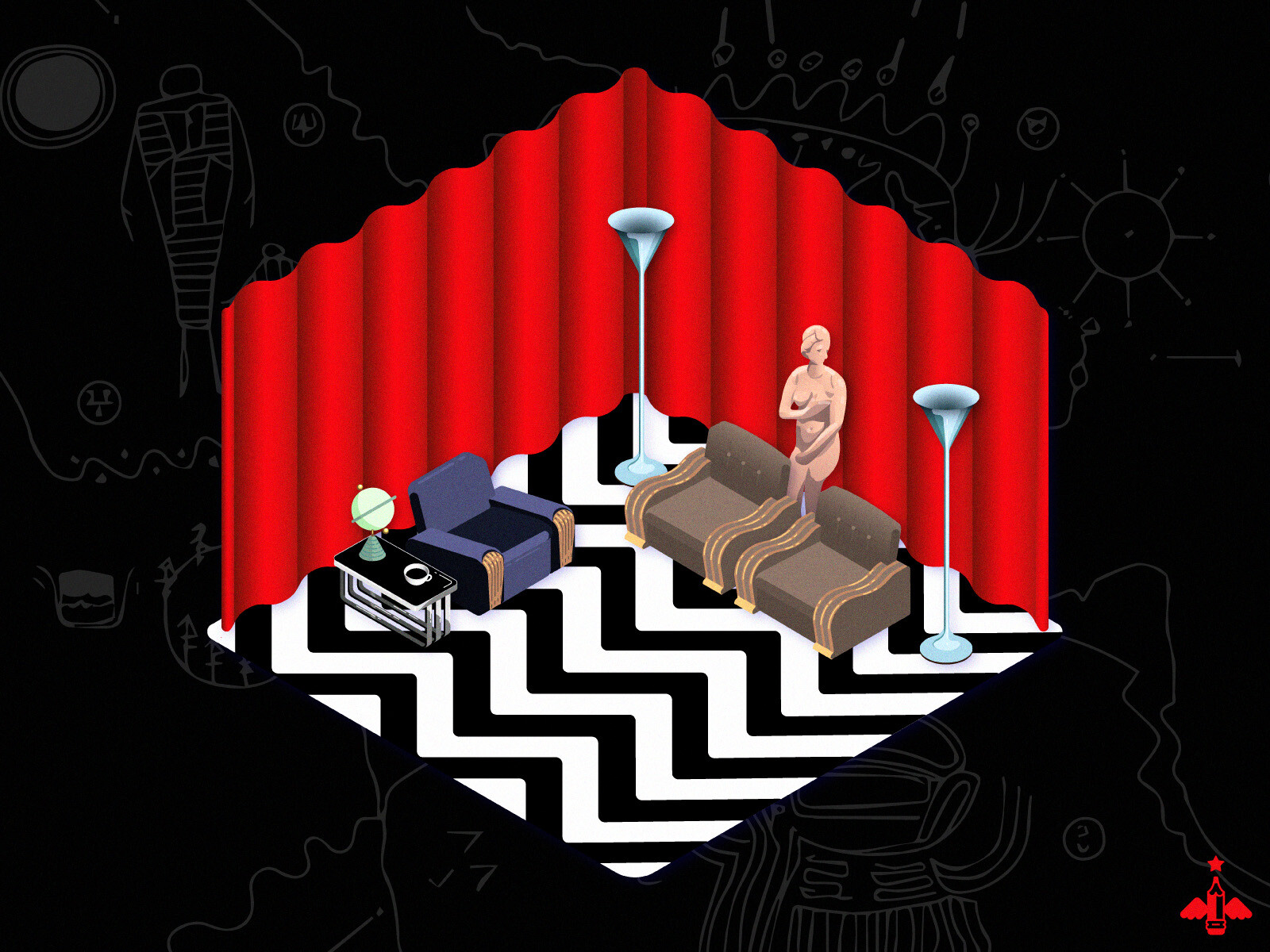 Twin Peaks Red Room