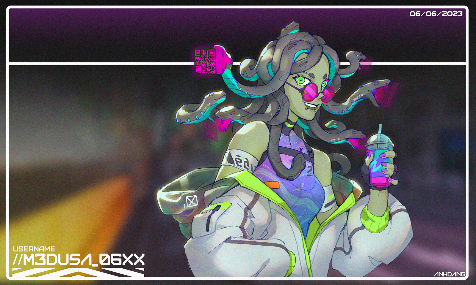 man what a conspicuous QR code on the screen there