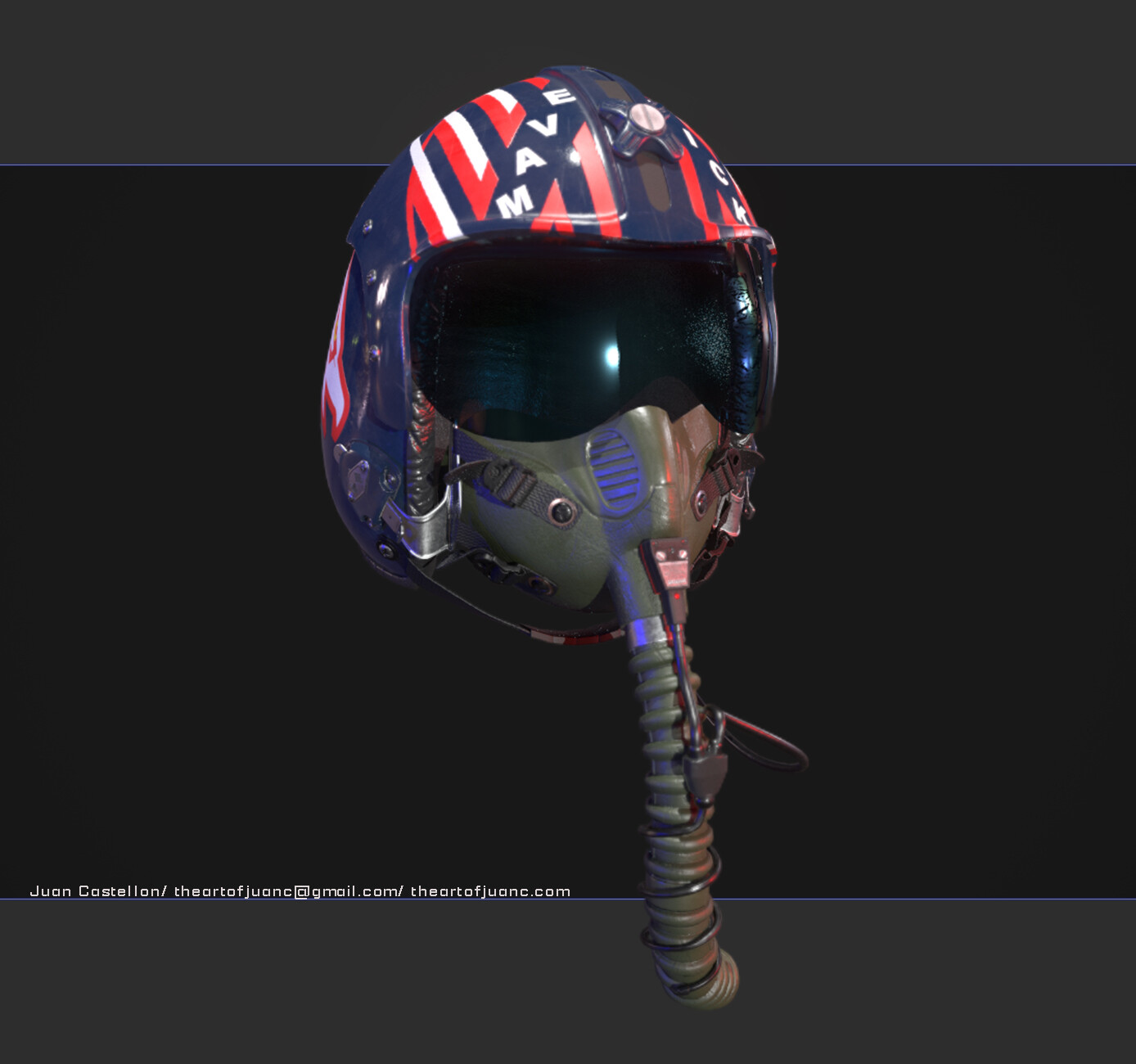 Maverick flight helmet