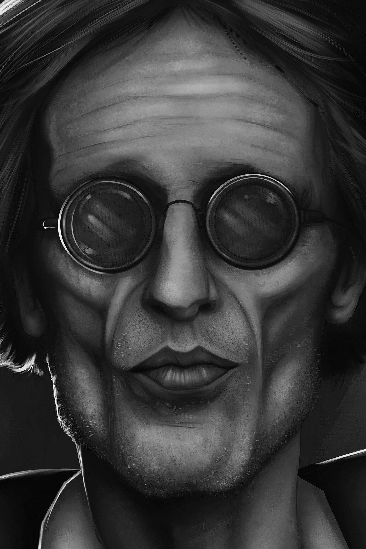 JM Kallet Artstation Inspector Legrasse (B&W)