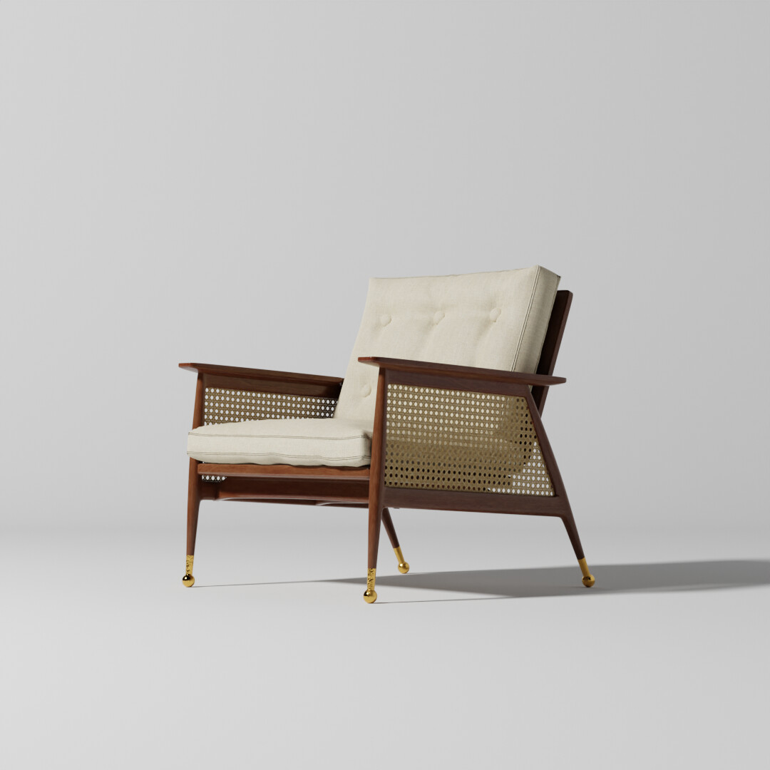 ArtStation Nadia Caned Accent Chair