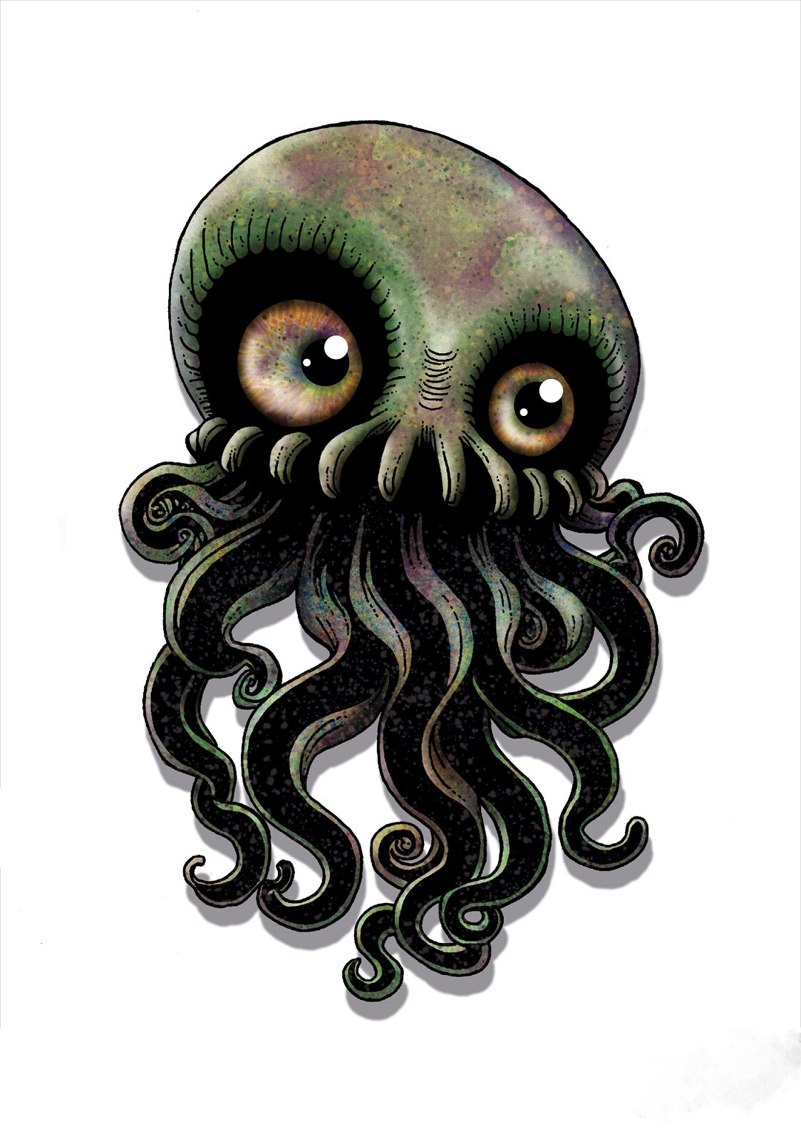 Finished art print version 1.
Simple coloring in Photoshop.
