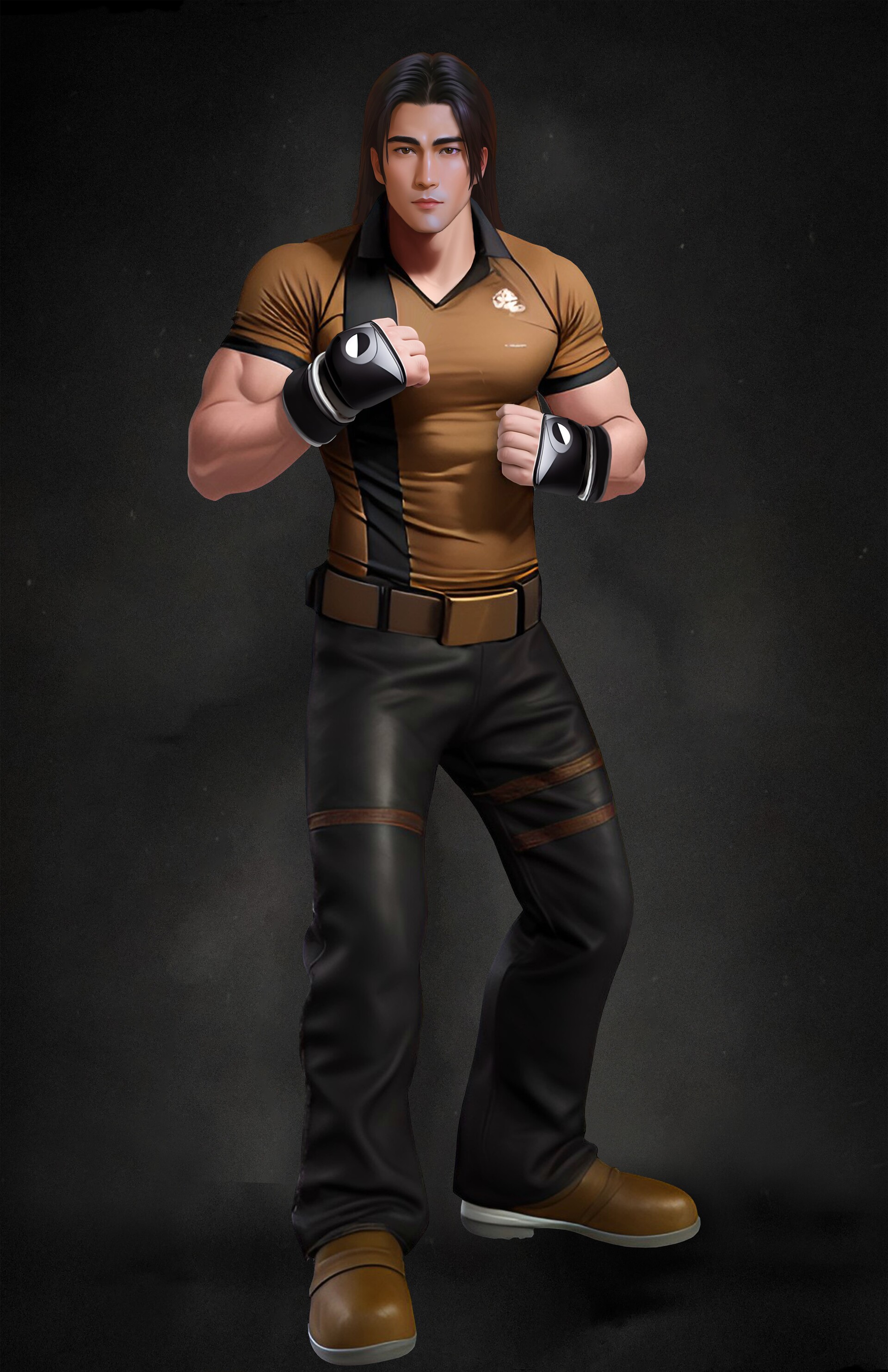Artstation oc taekwondo fighter hyun sung