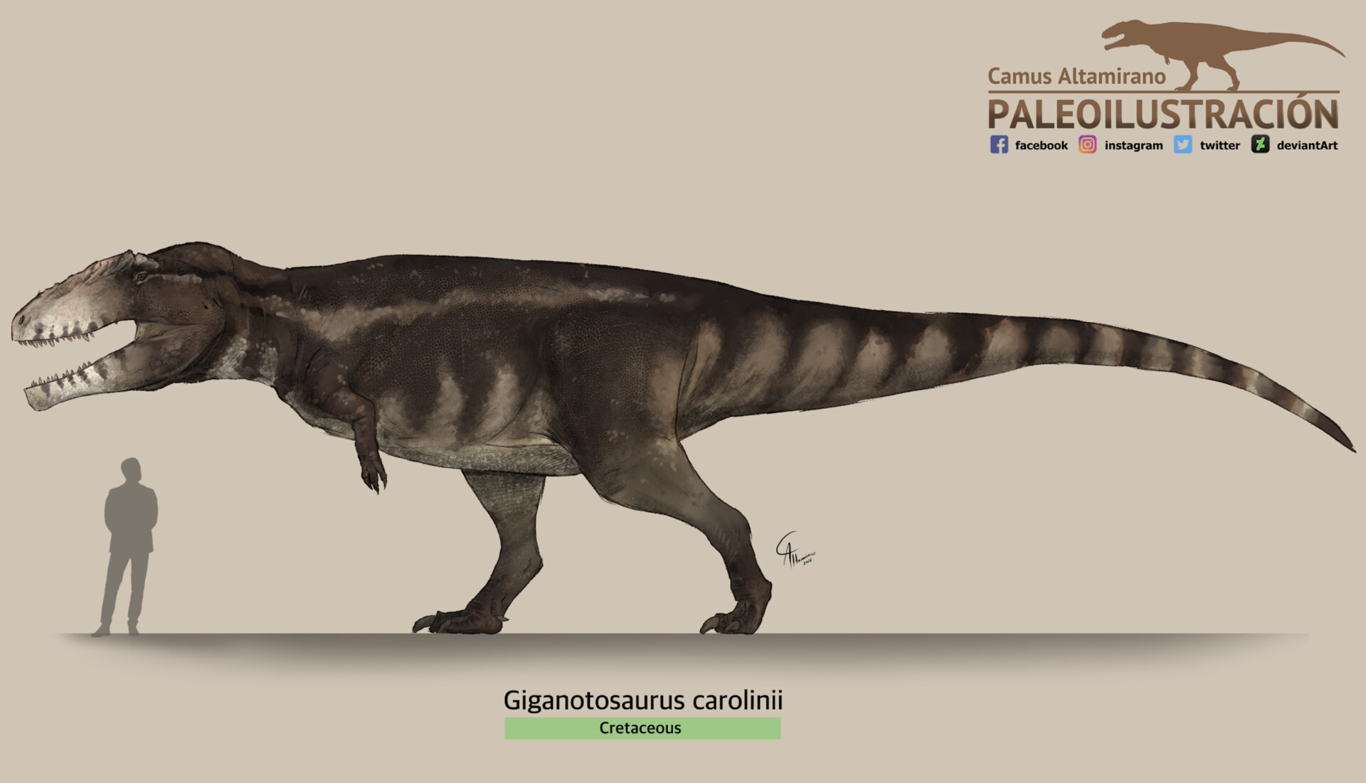 Artstation giganotosaurus carolinii