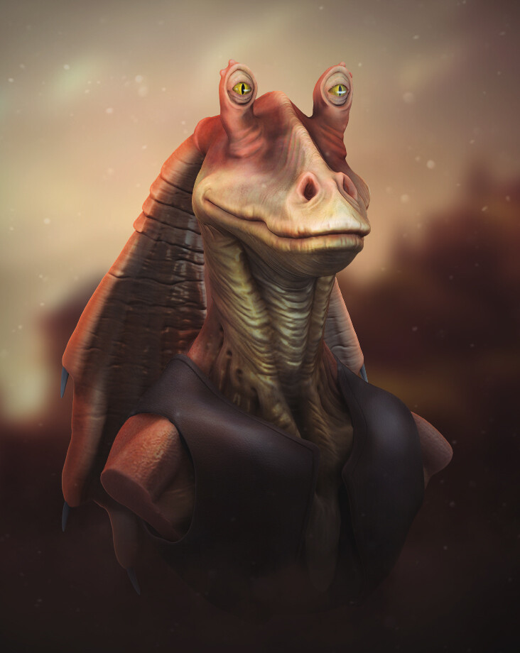 ArtStation Jar Jar Binks