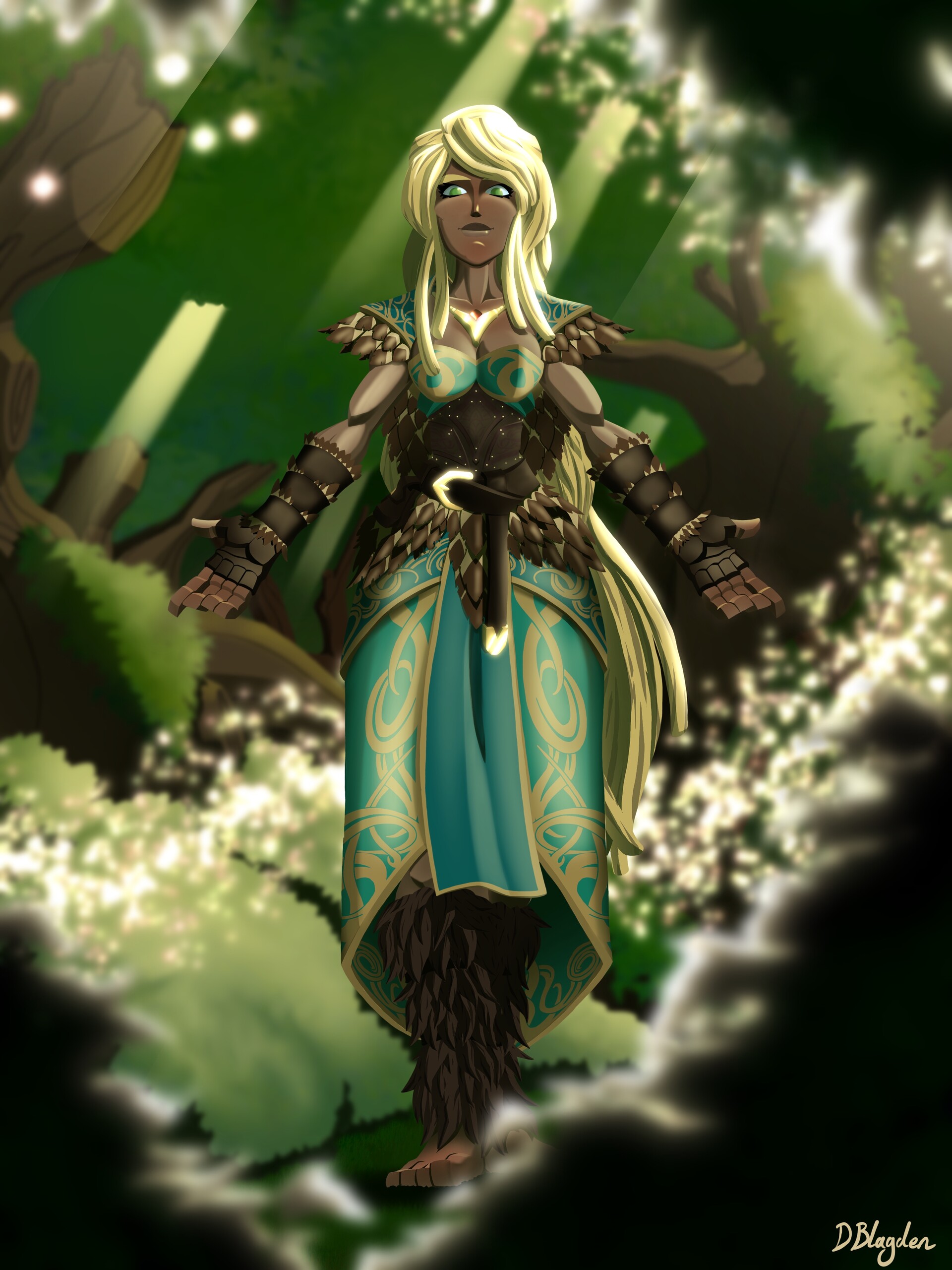 ArtStation The Goddess of Fertility