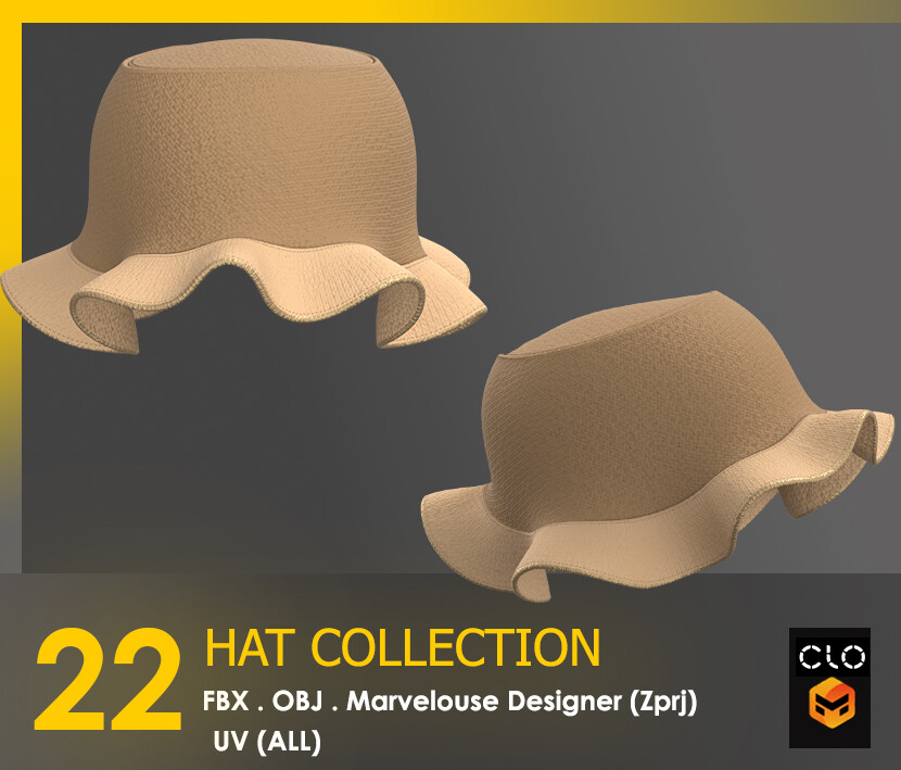 ArtStation 22 Hat Collection