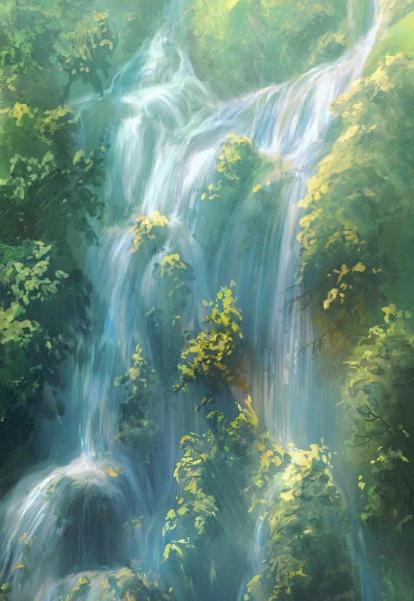 waterfall detail 01 aerroscape