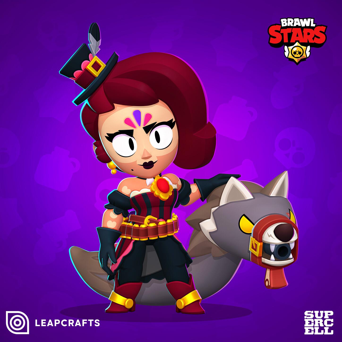 ArtStation Brawl Stars Lola Lawless