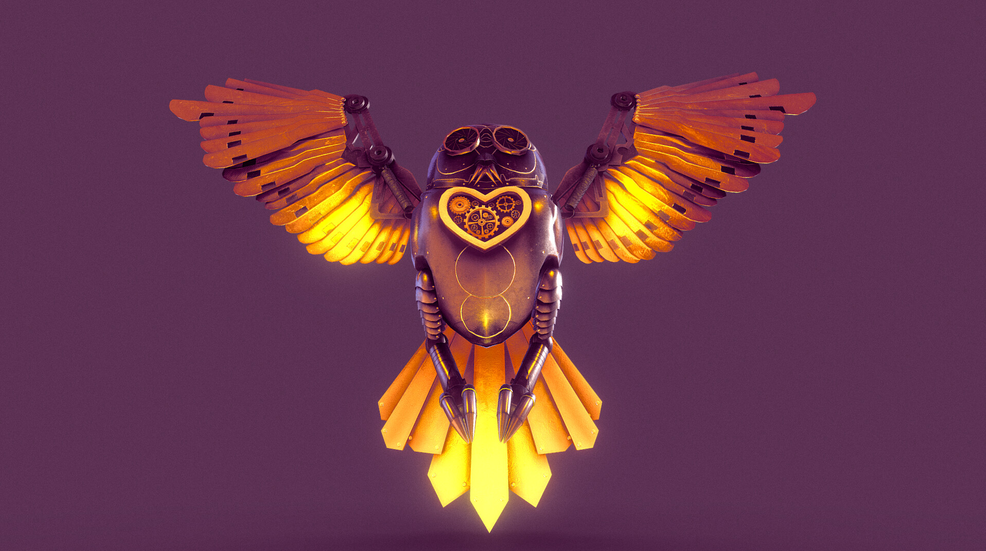 ArtStation - Mechanical Owl