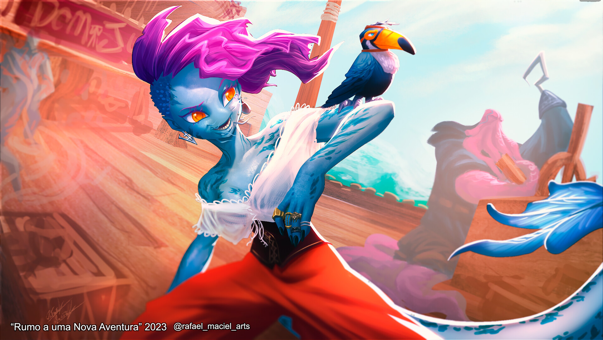 ArtStation - Tesy: Rumo a uma nova Aventura