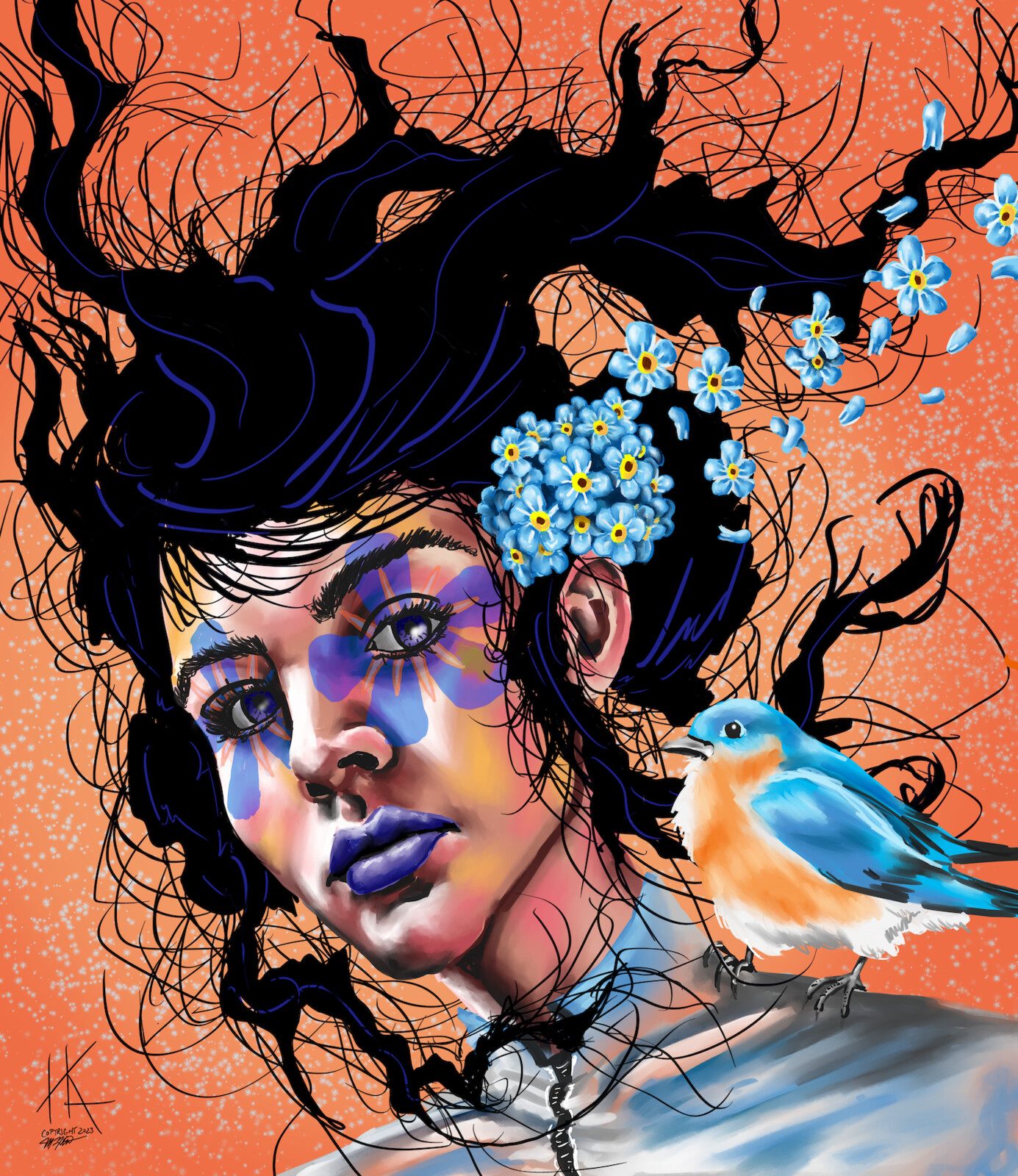 Blue
