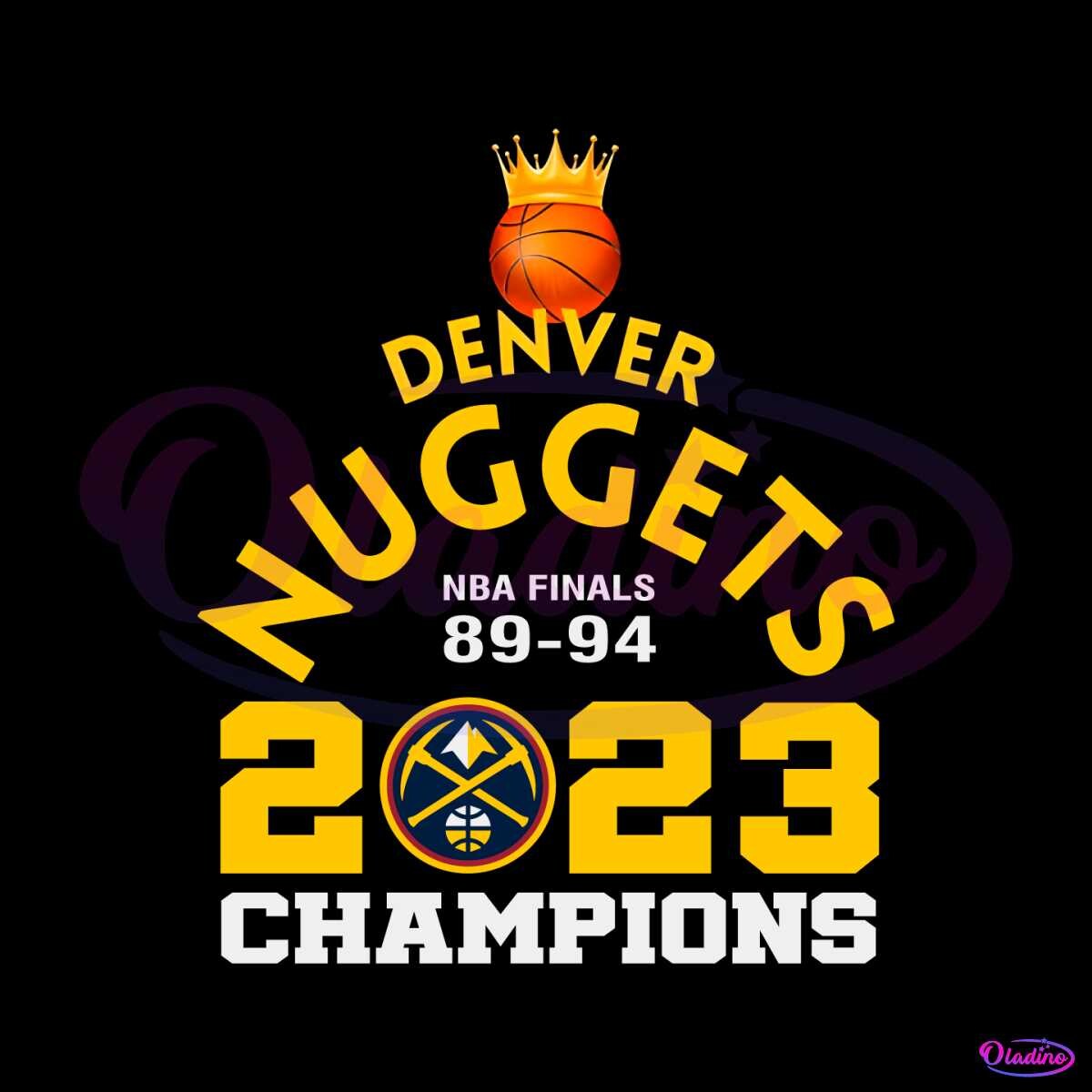 Denver Nuggets 2023 NBA Finals Champions Logo SVG File