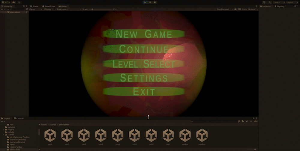 The game needed to be able to scale automatically to most native screen sizes, and have the UI and menus still remain the appropriate sizes. The game also has an irregularly sized circular and square set of viewports to account for.