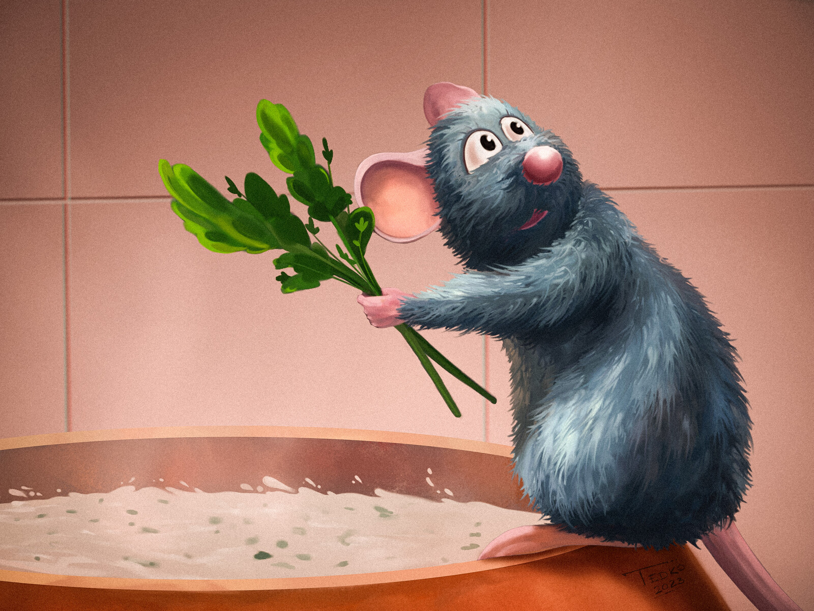 Teodor Ivanov Tribute to Pixar's Ratatouille