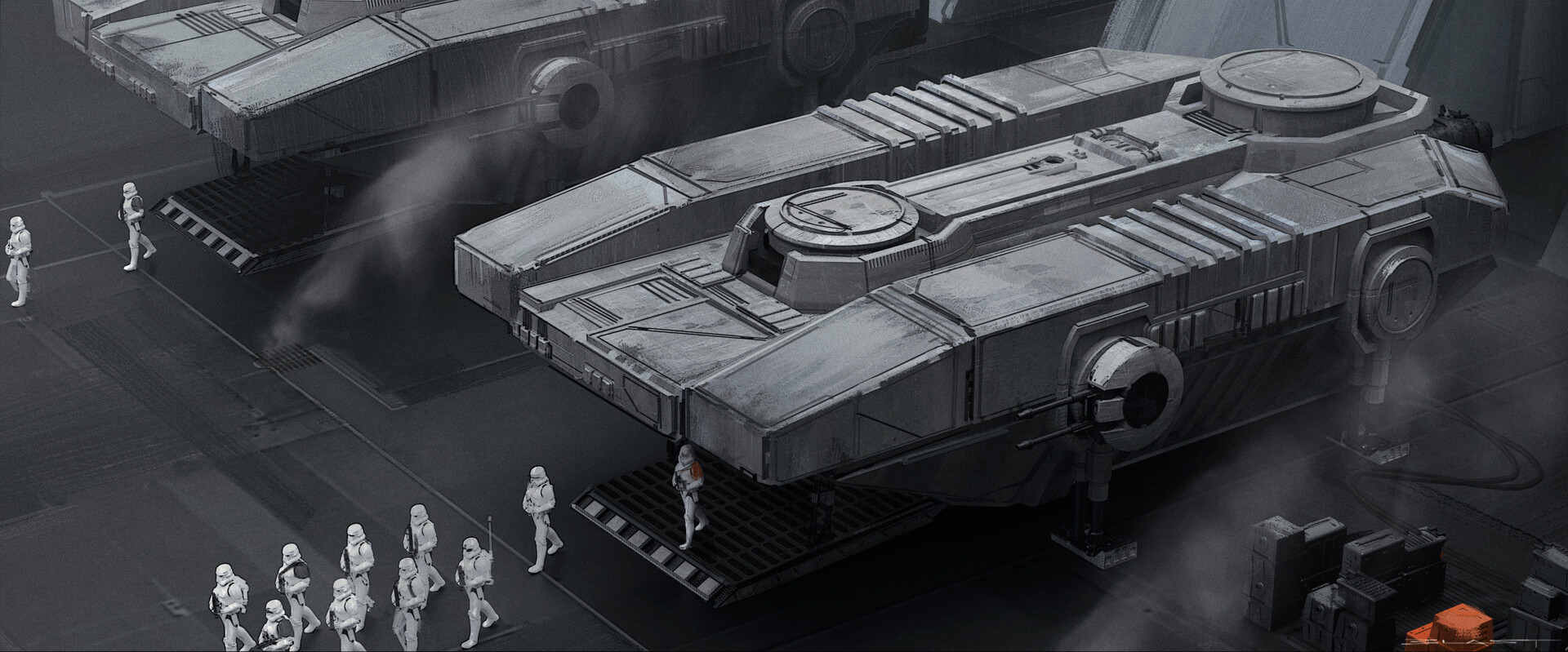 ArtStation The Mandalorian Early Imperial Dropship