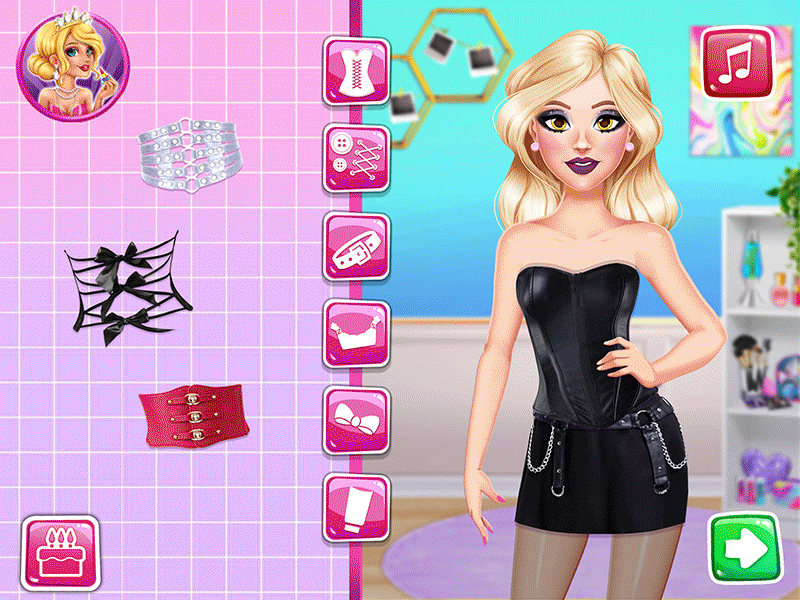 Corset dress up best sale games