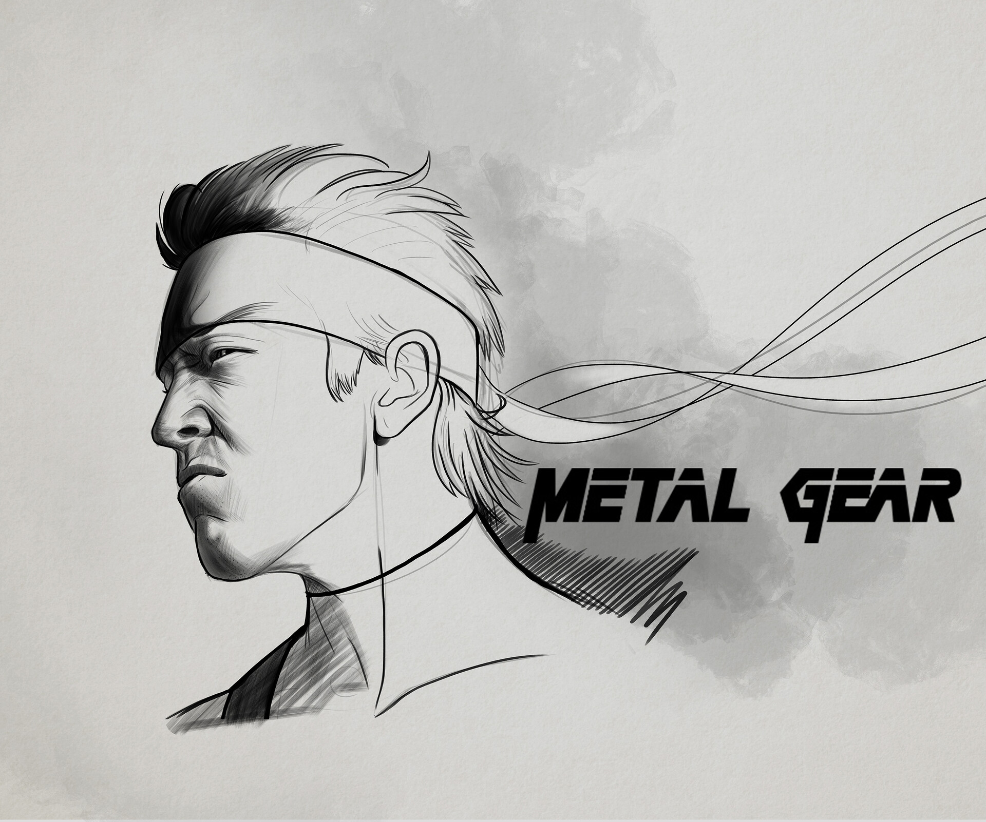 Solid Snake ← a black--white Speedpaint drawing by Austin92 - Queeky - draw  & paint