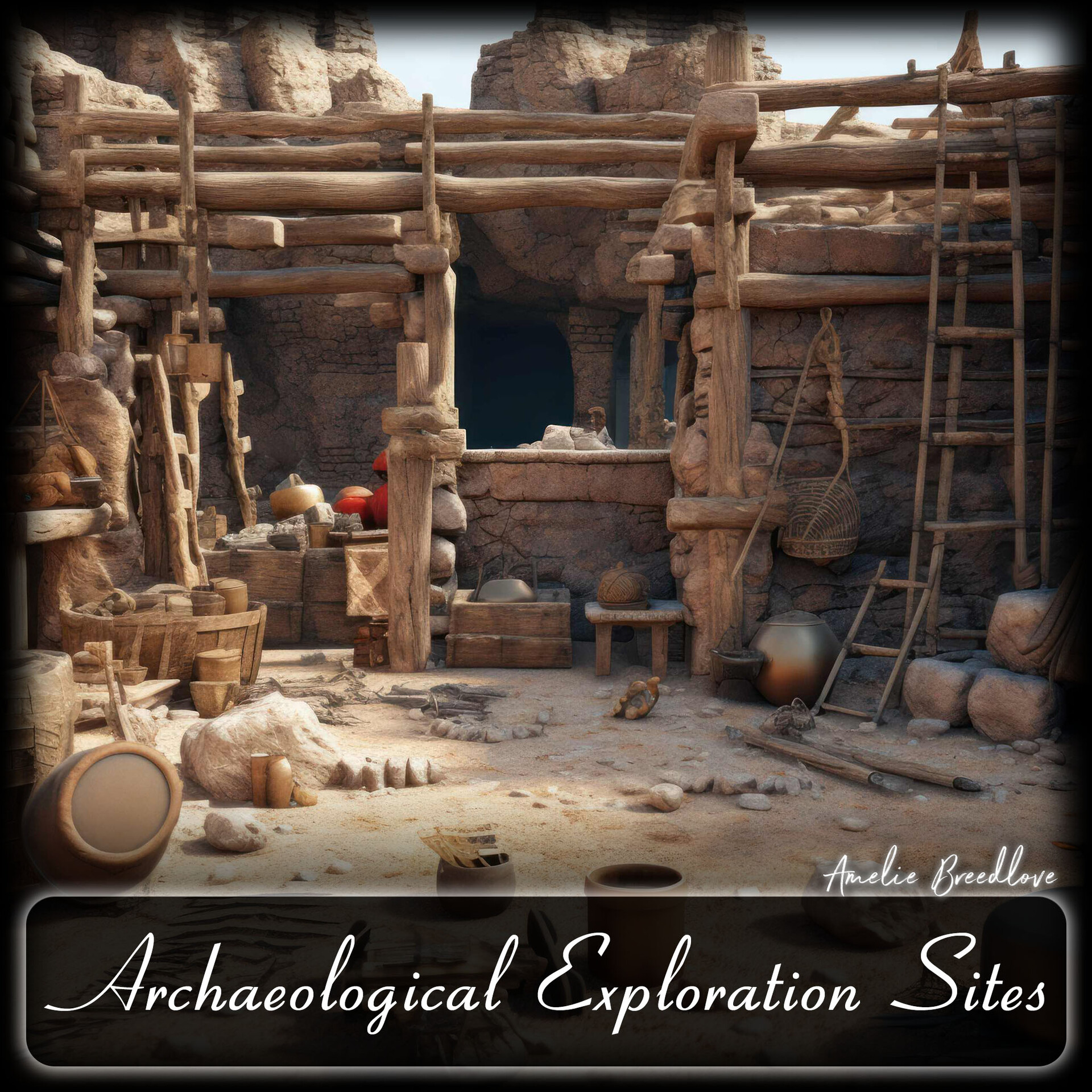 ArtStation 200 Environment Concept Archaeological Exploration Sites