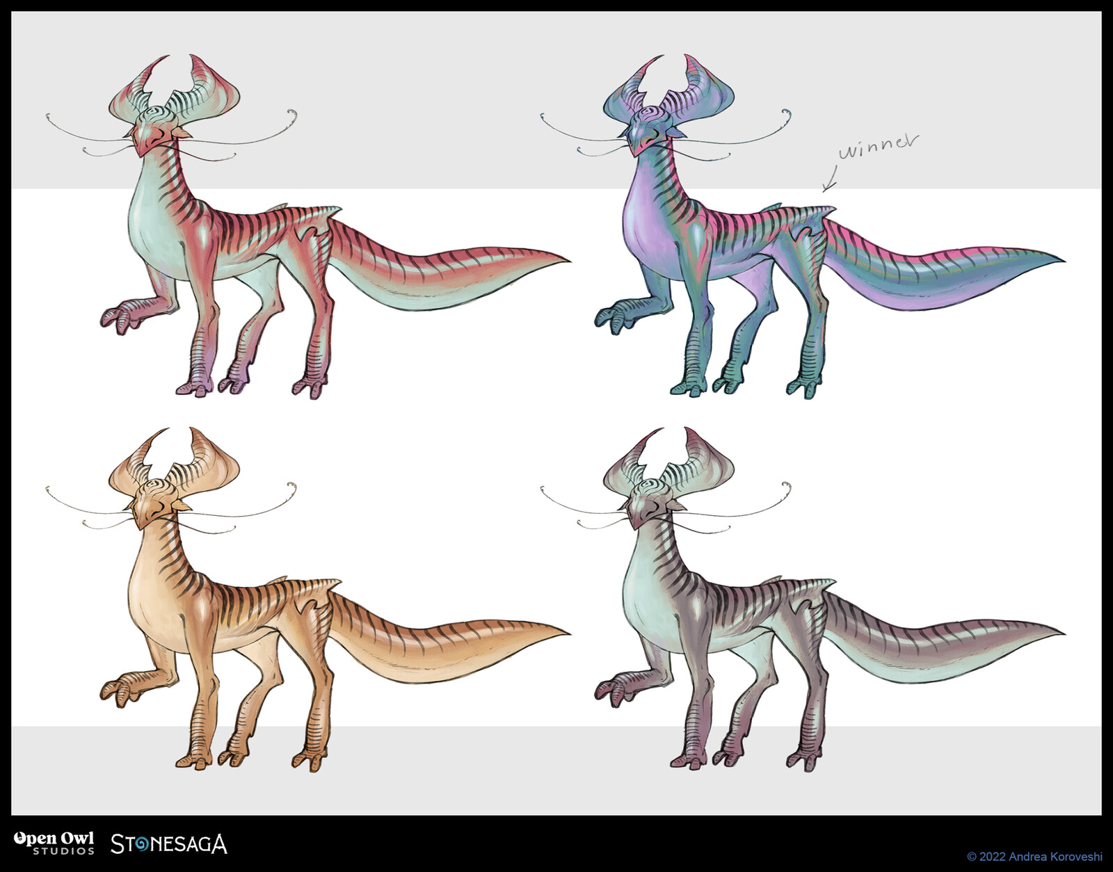 second design. purple variant picked for the final design