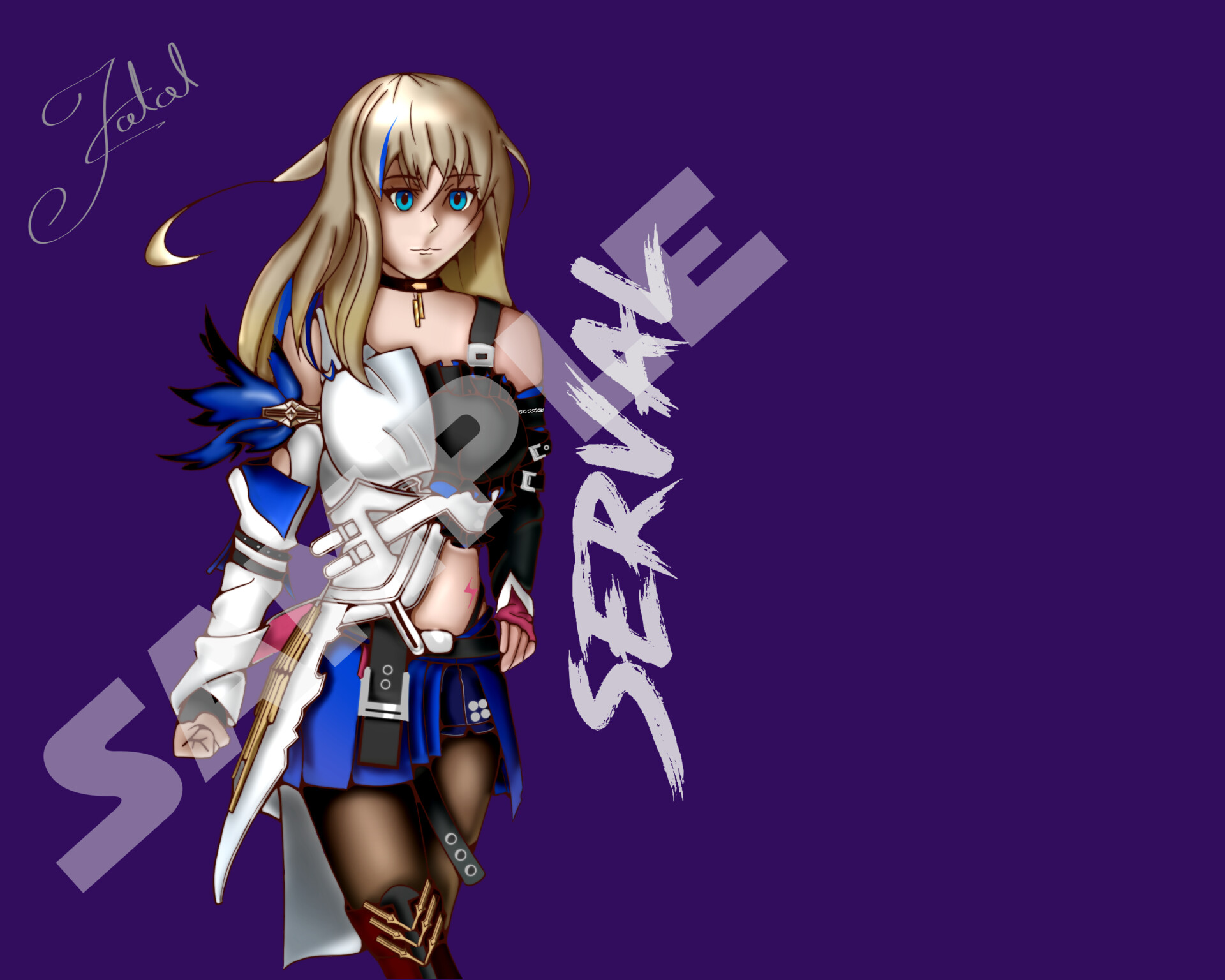 ArtStation - Honkai Star Rail - Serval fanart