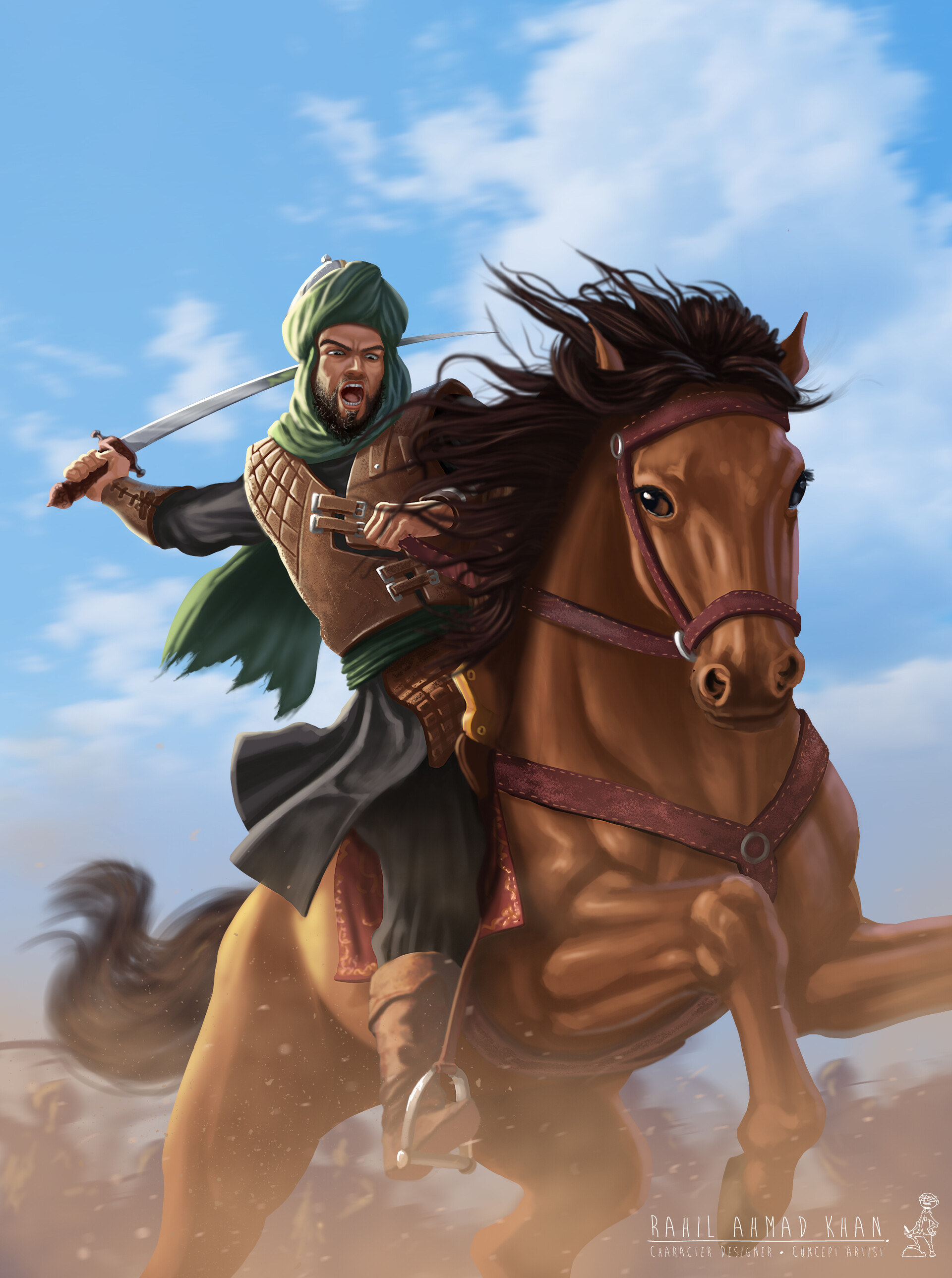 ArtStation Muslim Warrior