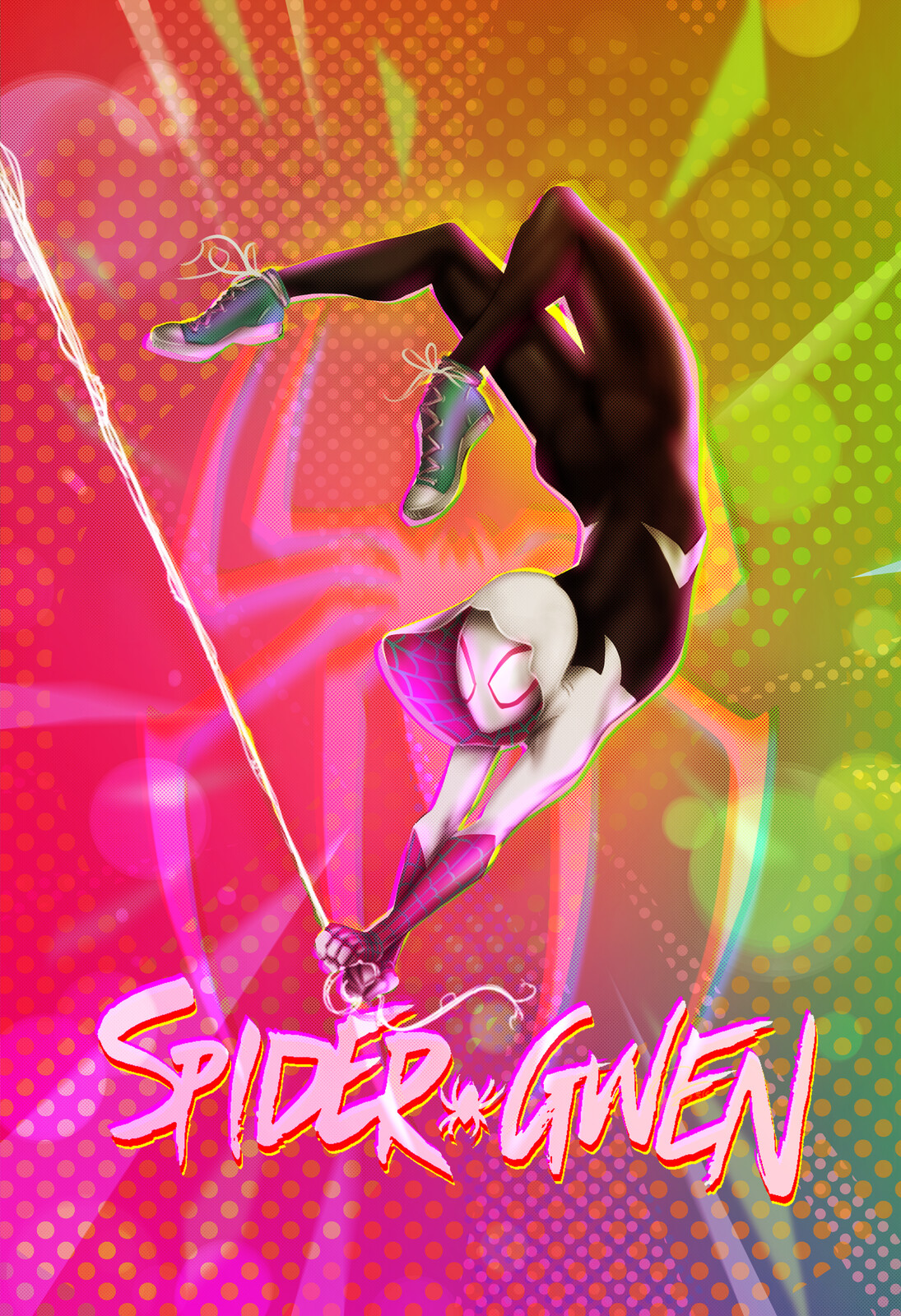 Spider-Gwen with Logo