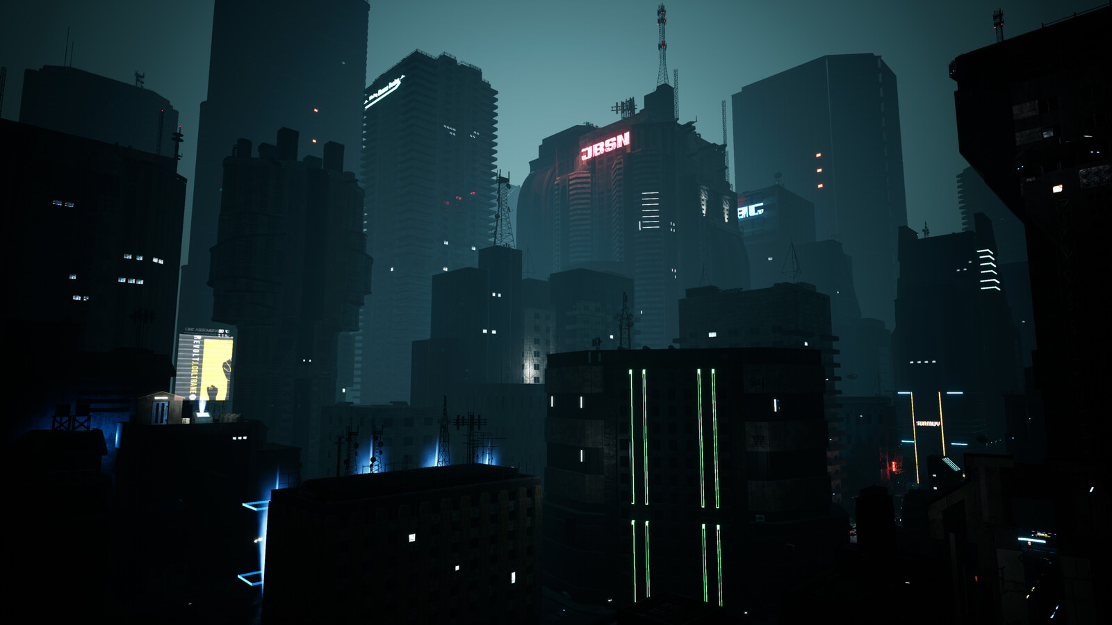 Odyssey: Futuristic Dystopian City