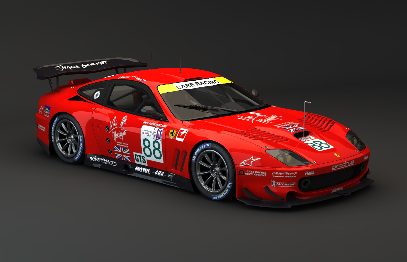 ArtStation - Ferrari 550 Maranello GTS 2003
