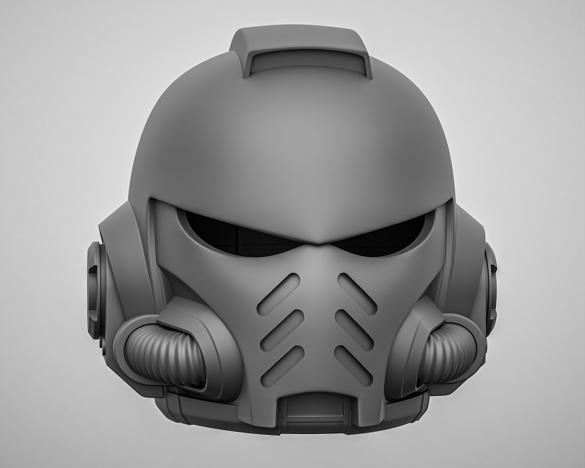 Benjamin Cake - Warhammer 40k MKX Space Marine Helmet STL