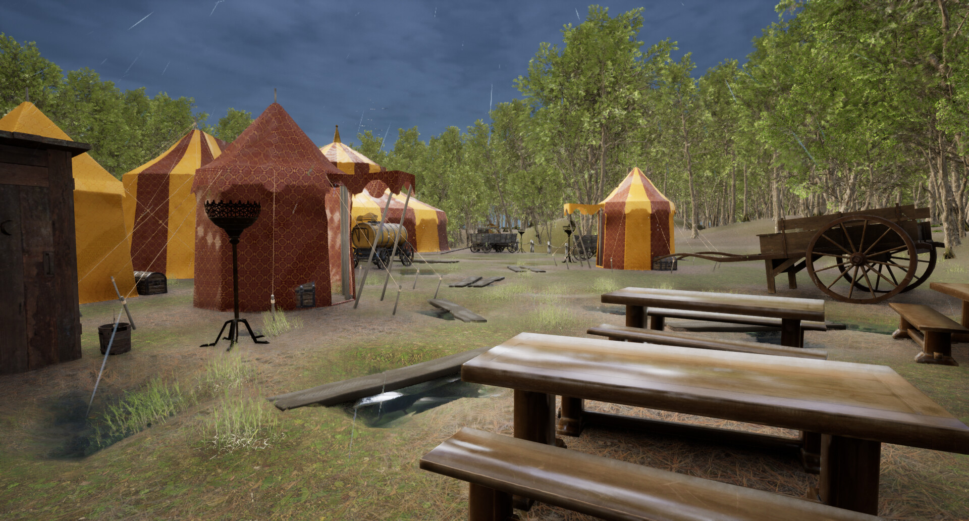 ArtStation - Medieval Circus Environment