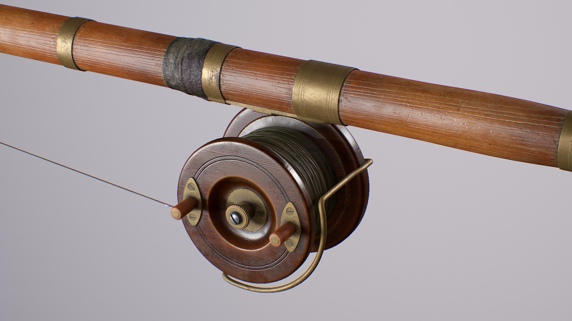 ArtStation - Old Fishing Rod