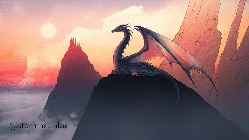 ArtStation - animation - dragon