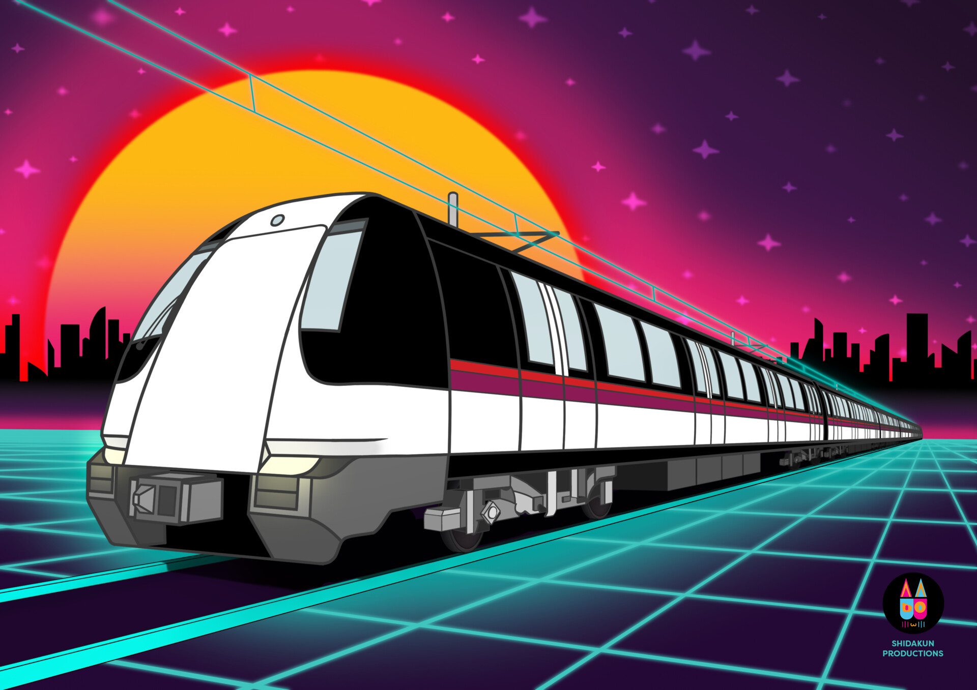 ArtStation - MRT NEL (North East Line) 20th Anniversary