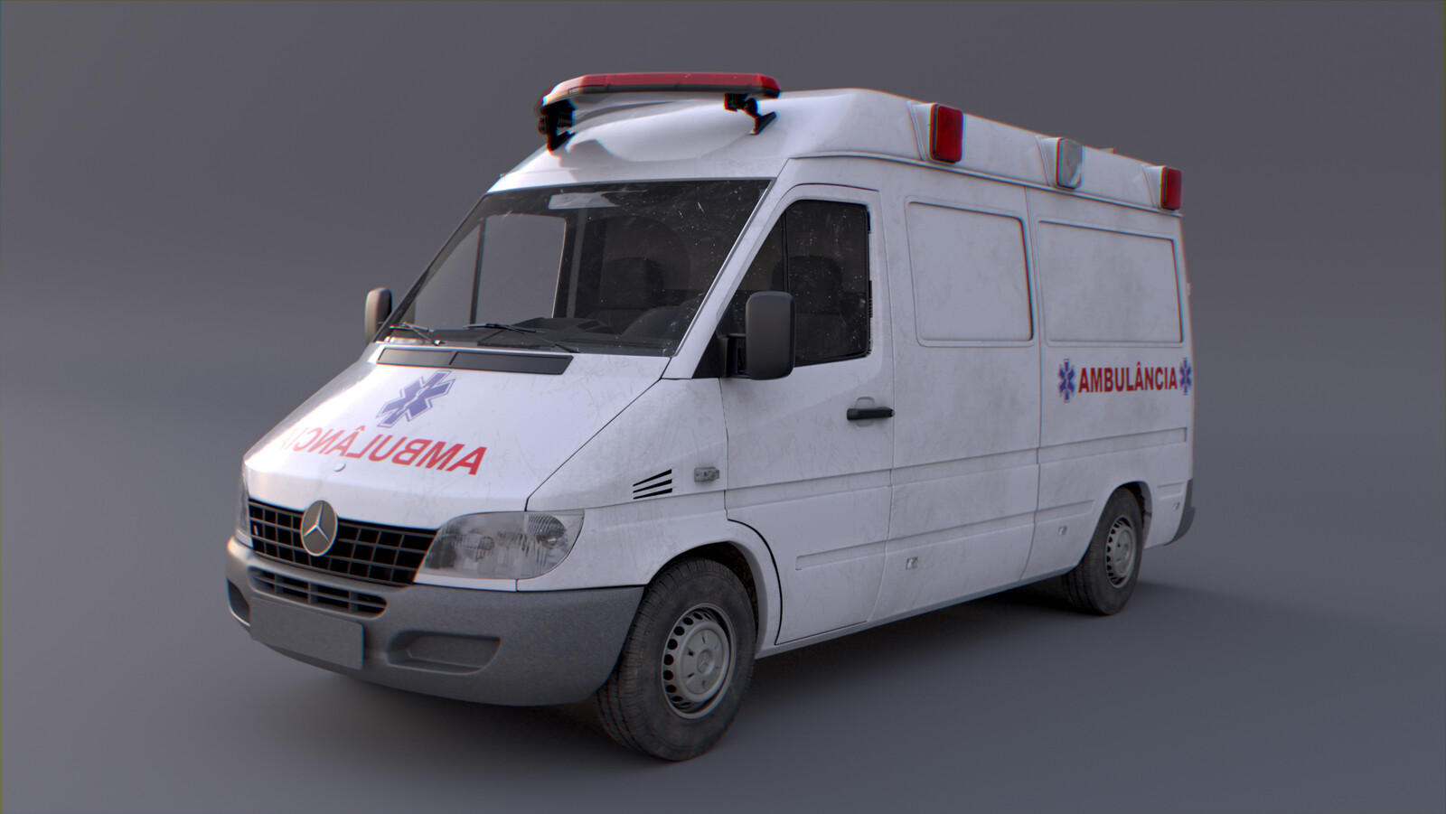 Ambulance Modelling and LookDev