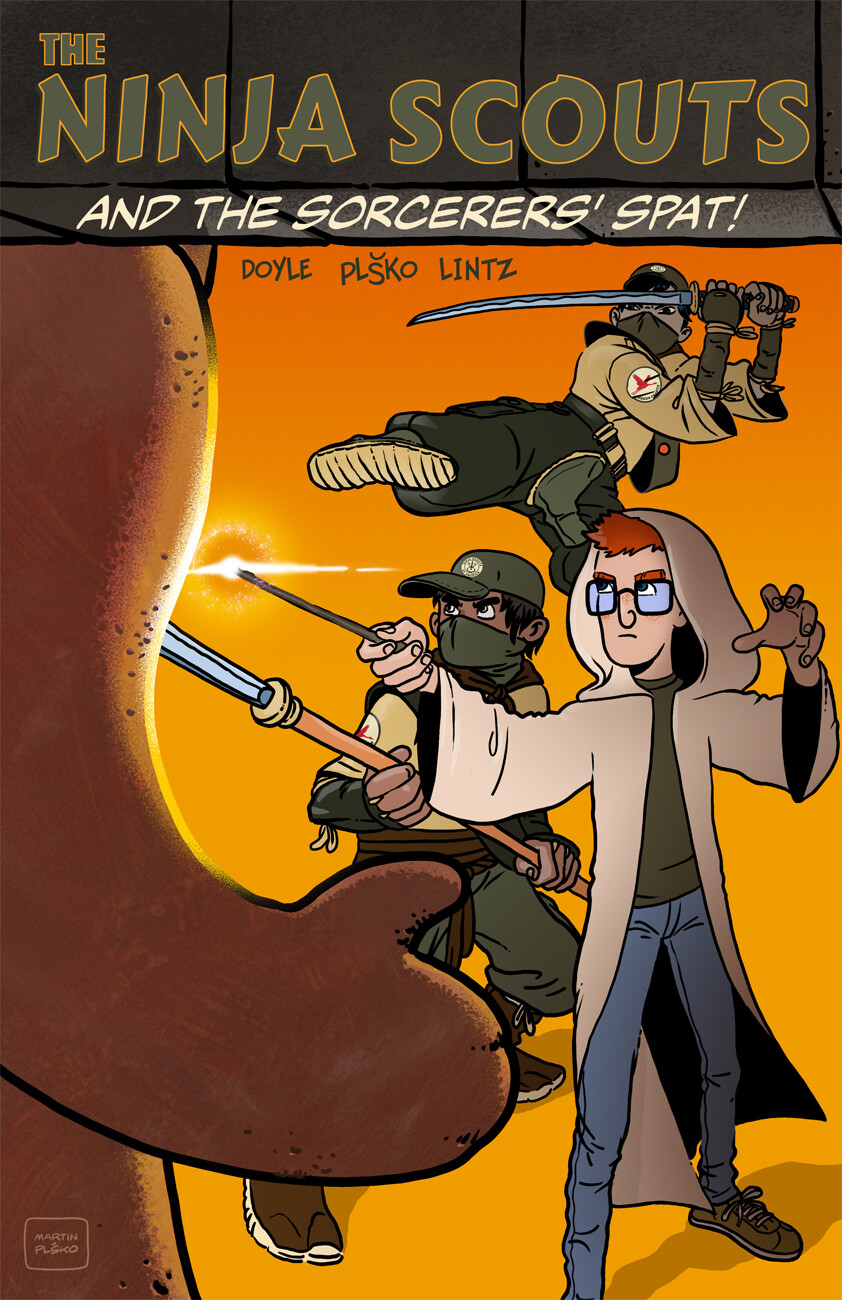 Cover for the third adventure of the Ninja Scouts.