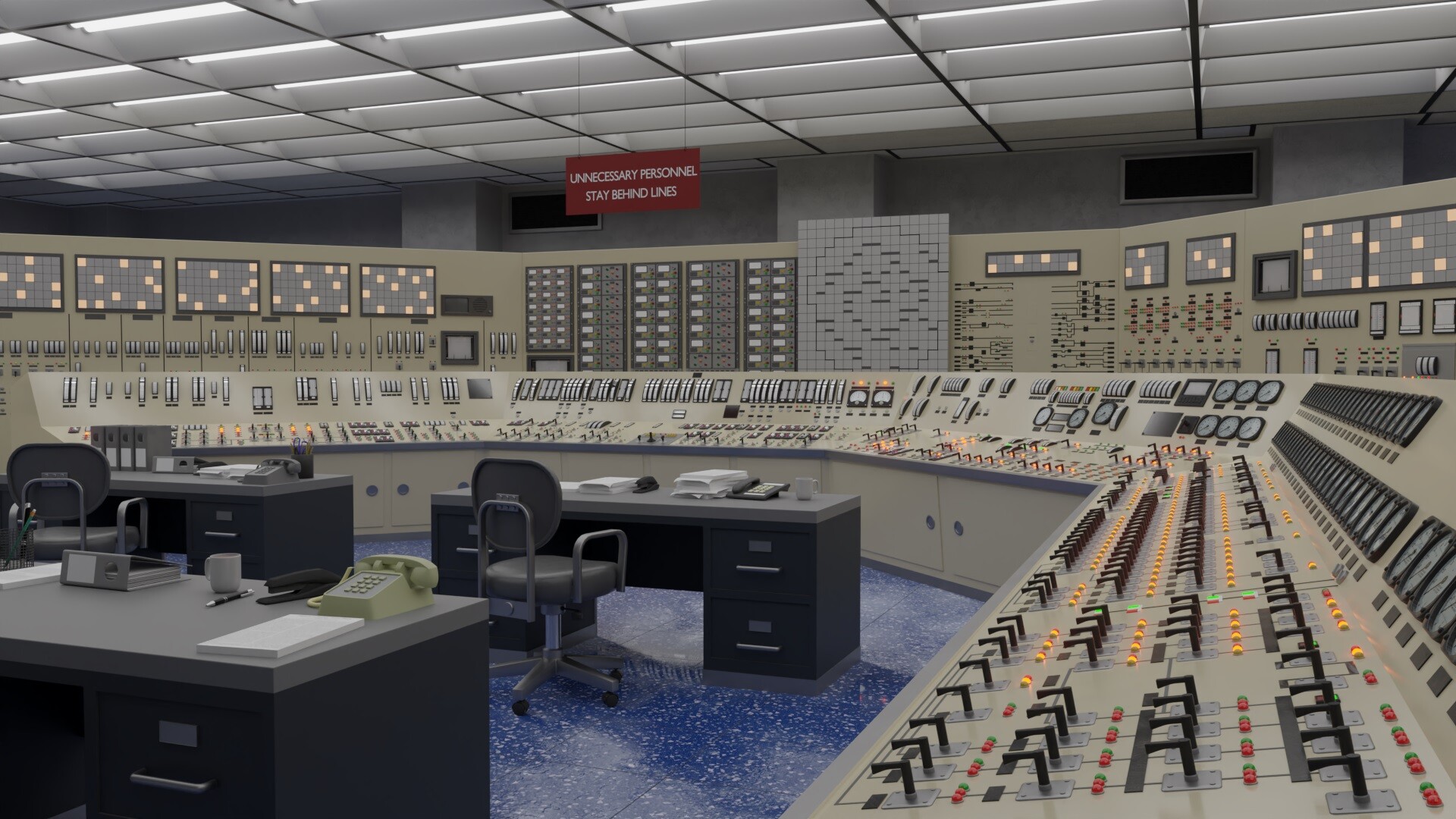ArtStation Three Mile Island Unit 2 Reactor Control Room New Render artstation-three-mile-island-unit-2-reactor-control-room-new-render
