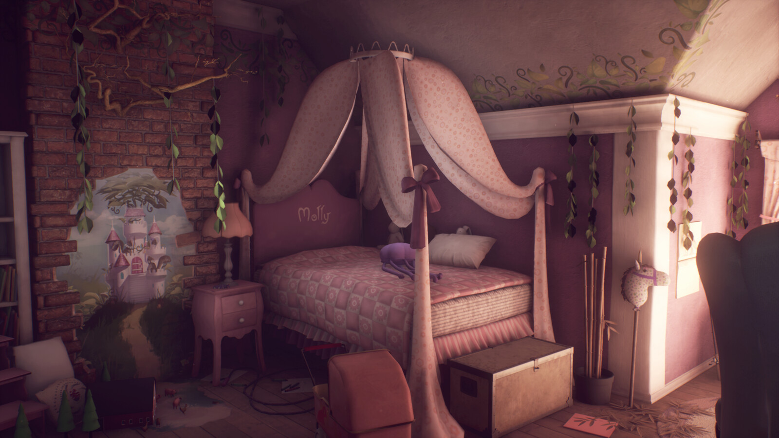 Molly's bedroom and story