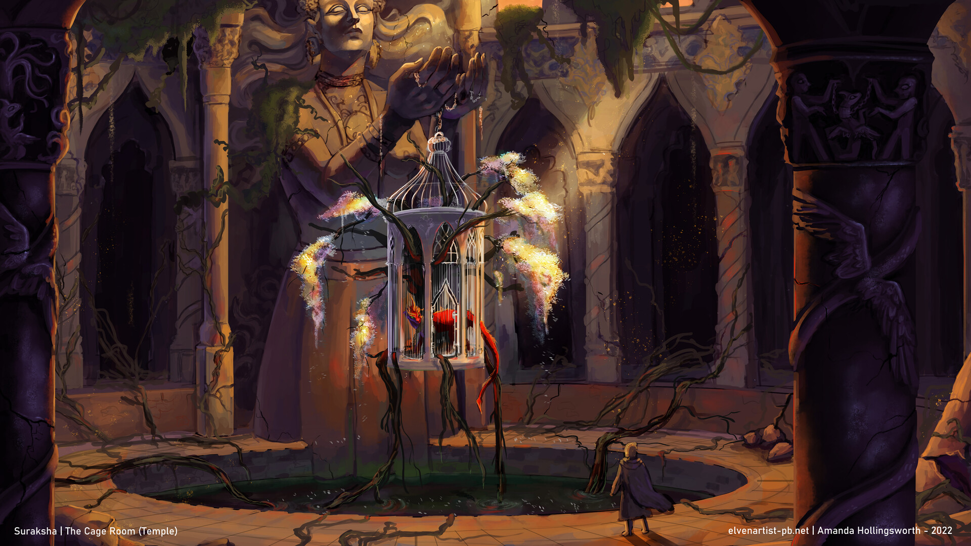 ArtStation Suraksha The Cage Room (Temple)