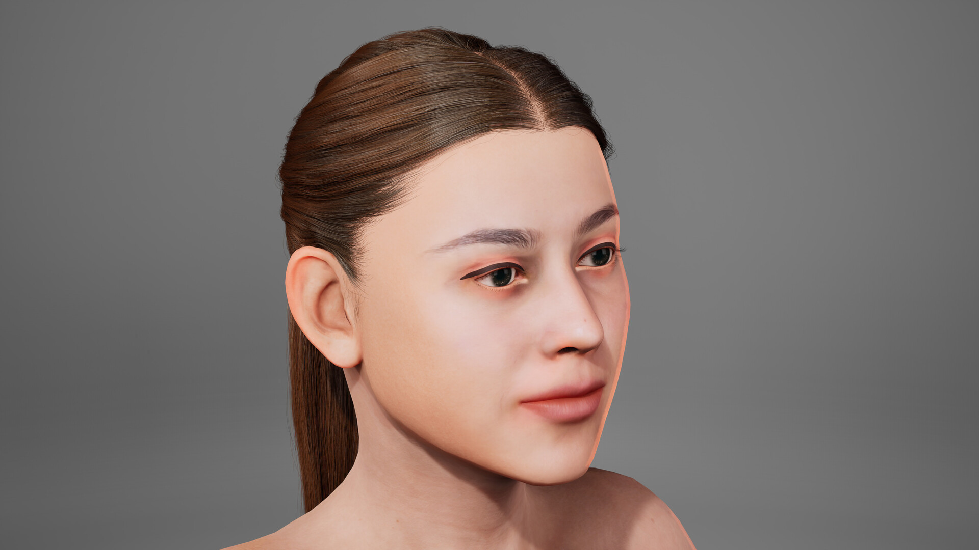 Groomtd lookdev andrew krivulya 3d grooming custom metahuman hair