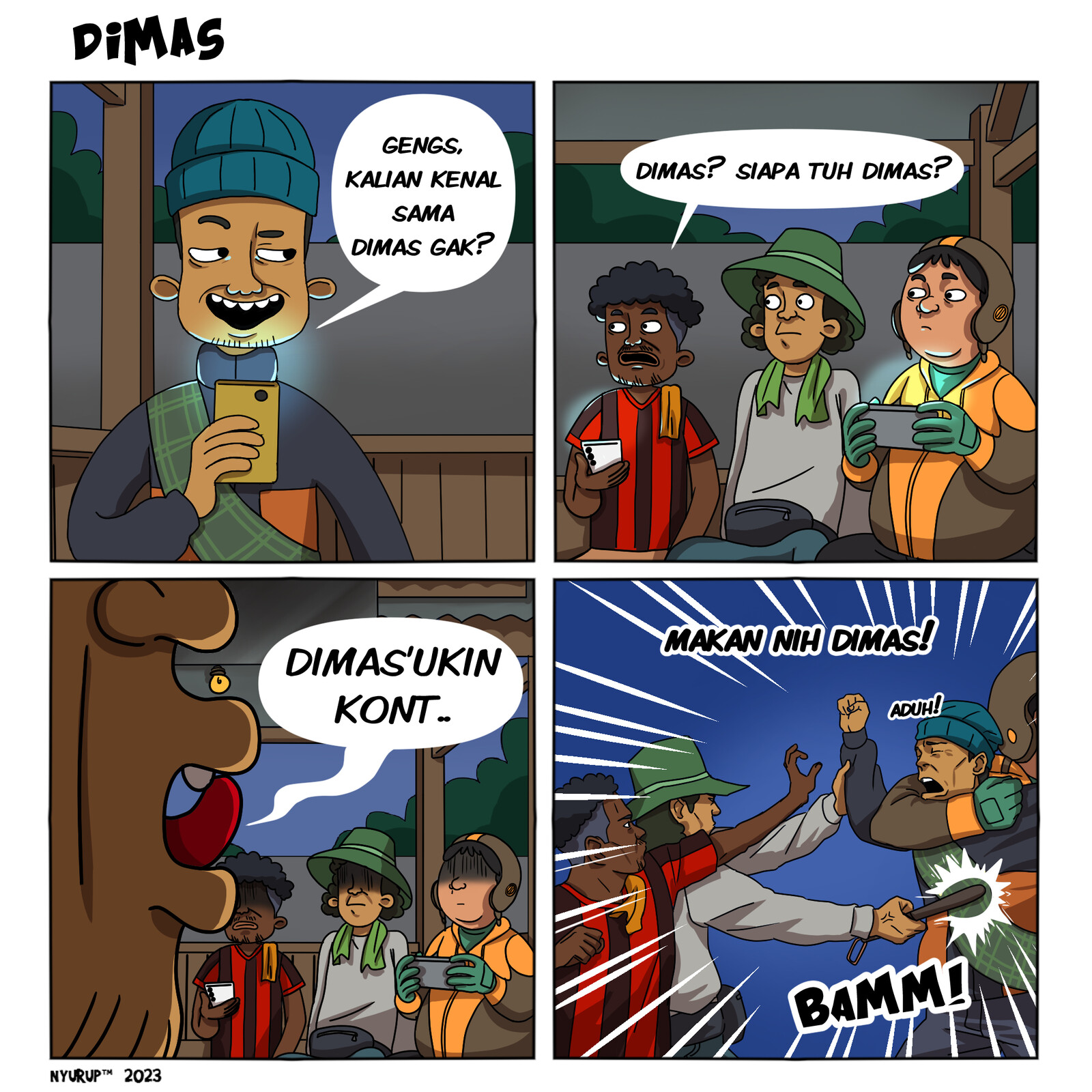 Miki Comic Strip NYURUP