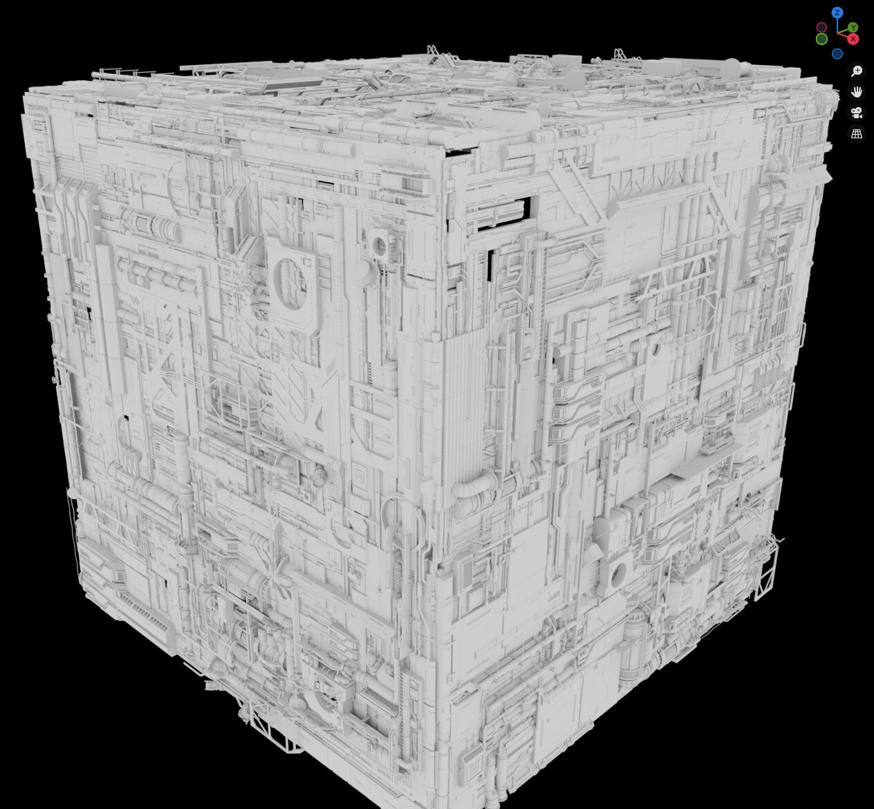 Borg Cube Model