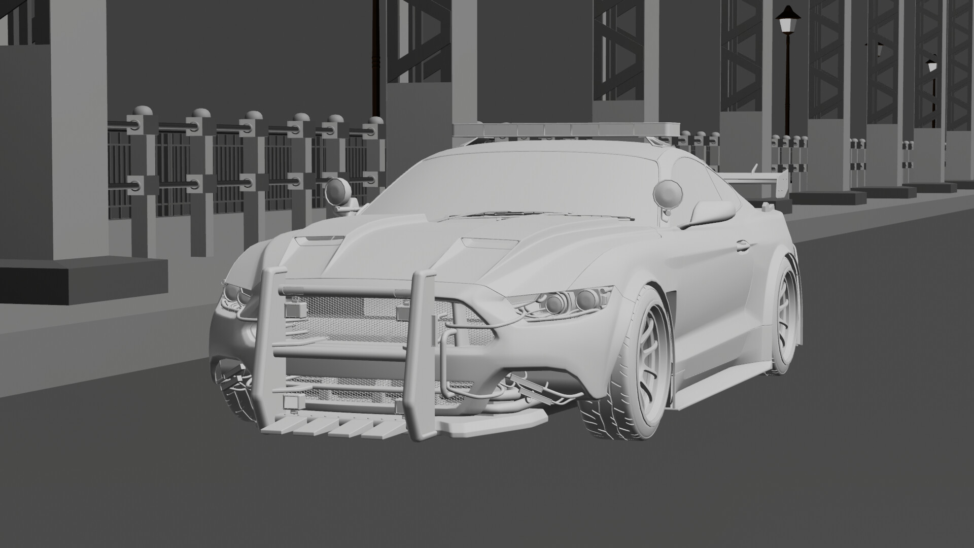 Toyota Supra MK4 Tuned - 3D Model by Naudaff3D